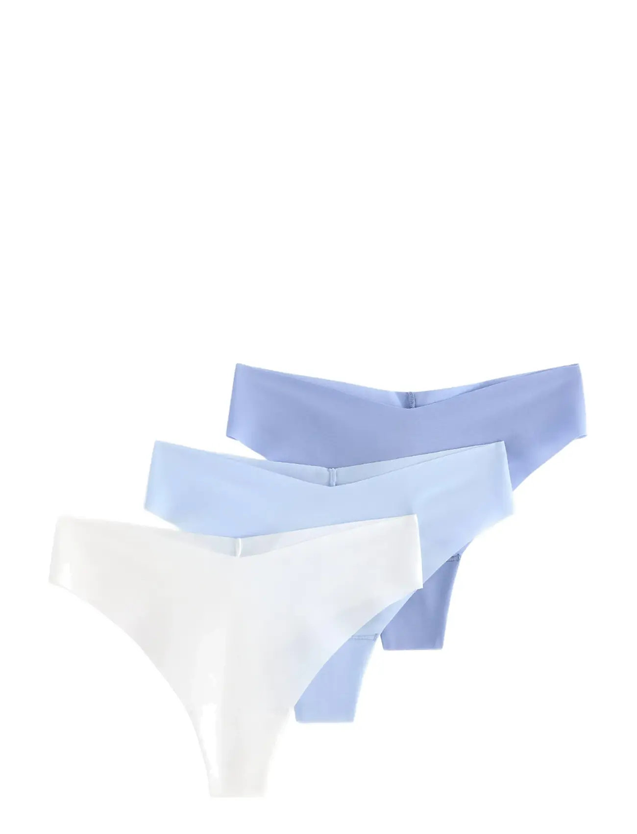 LINDEX Brief Inv Stringtanga Reg High Cu Blau - XL - Damen