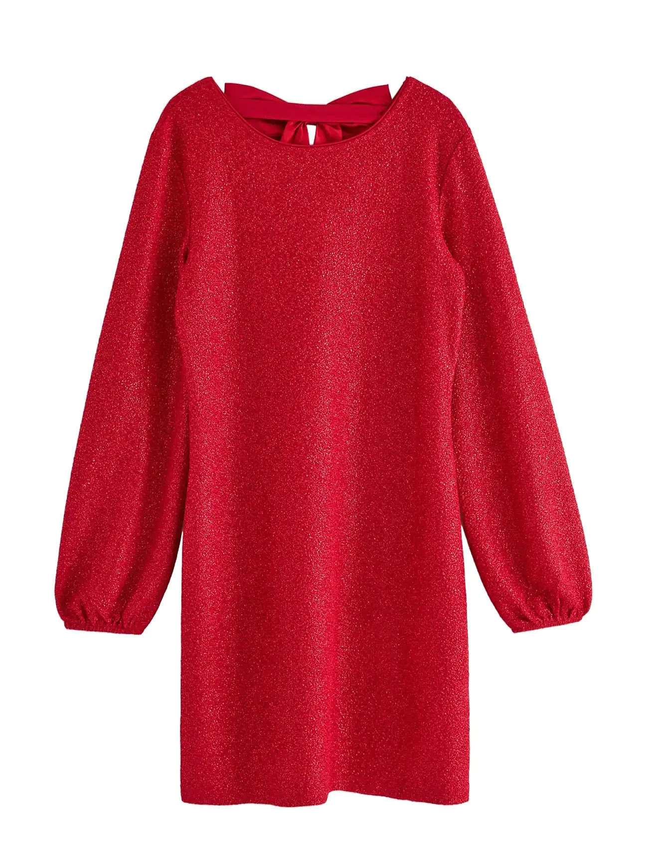 LINDEX Kleid With Puff Sleeves Und Bo Rot - 128 - Kinder