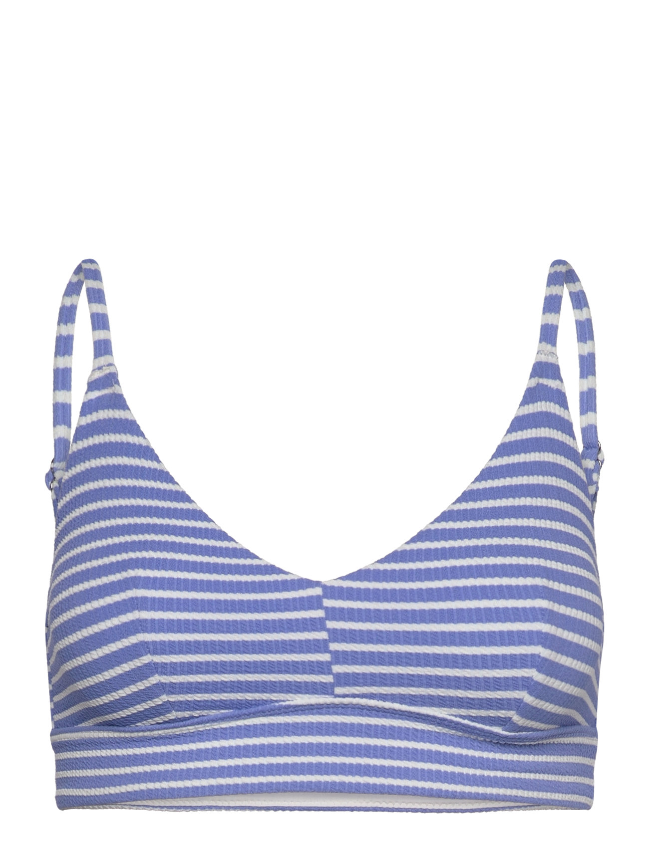 Bra Kelly Crepe Stripe Bikinitopp Blue Lindex