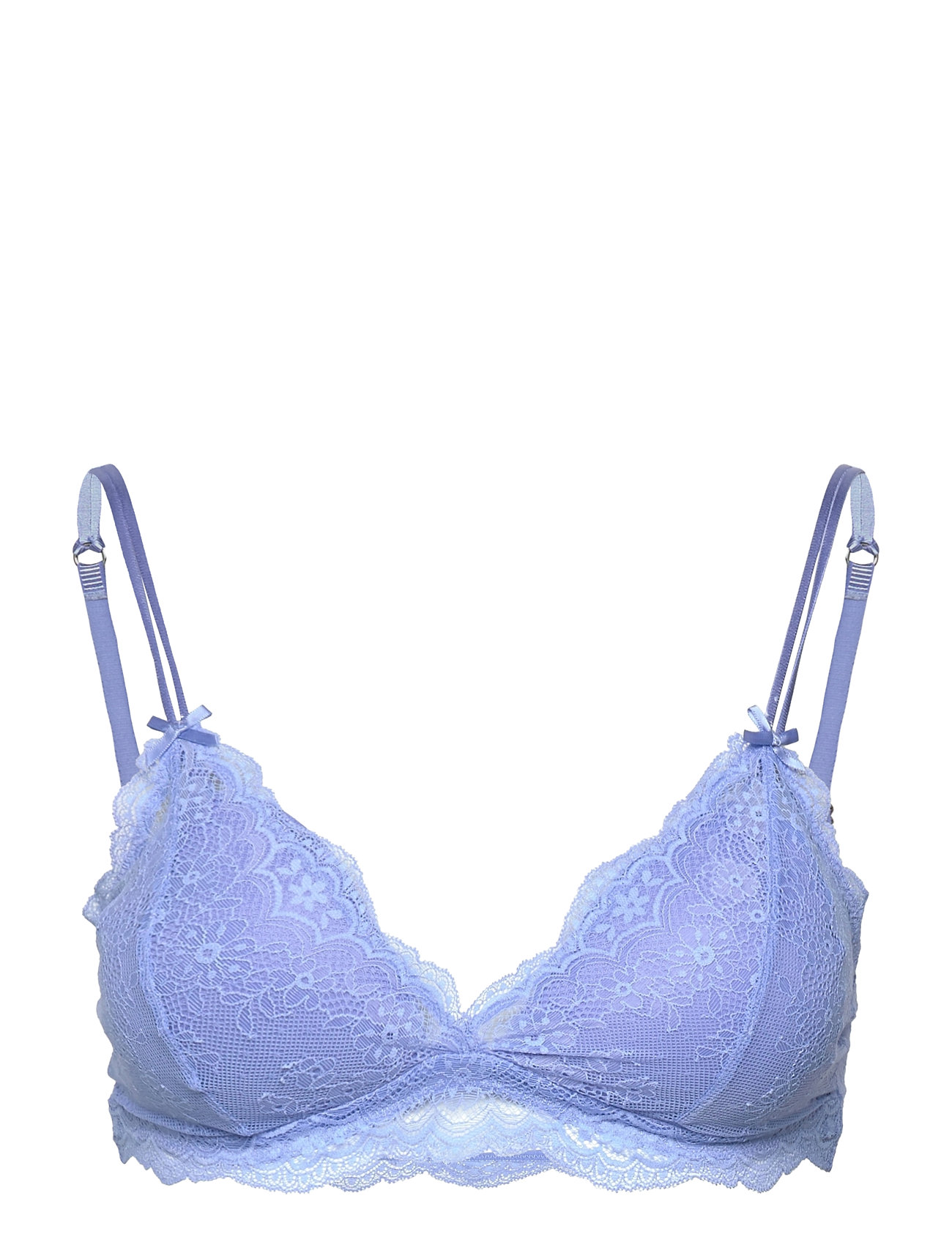 Bra Bralette Valerie Lace Lingerie Bras & Tops Soft Bras Bralette Blue Lindex