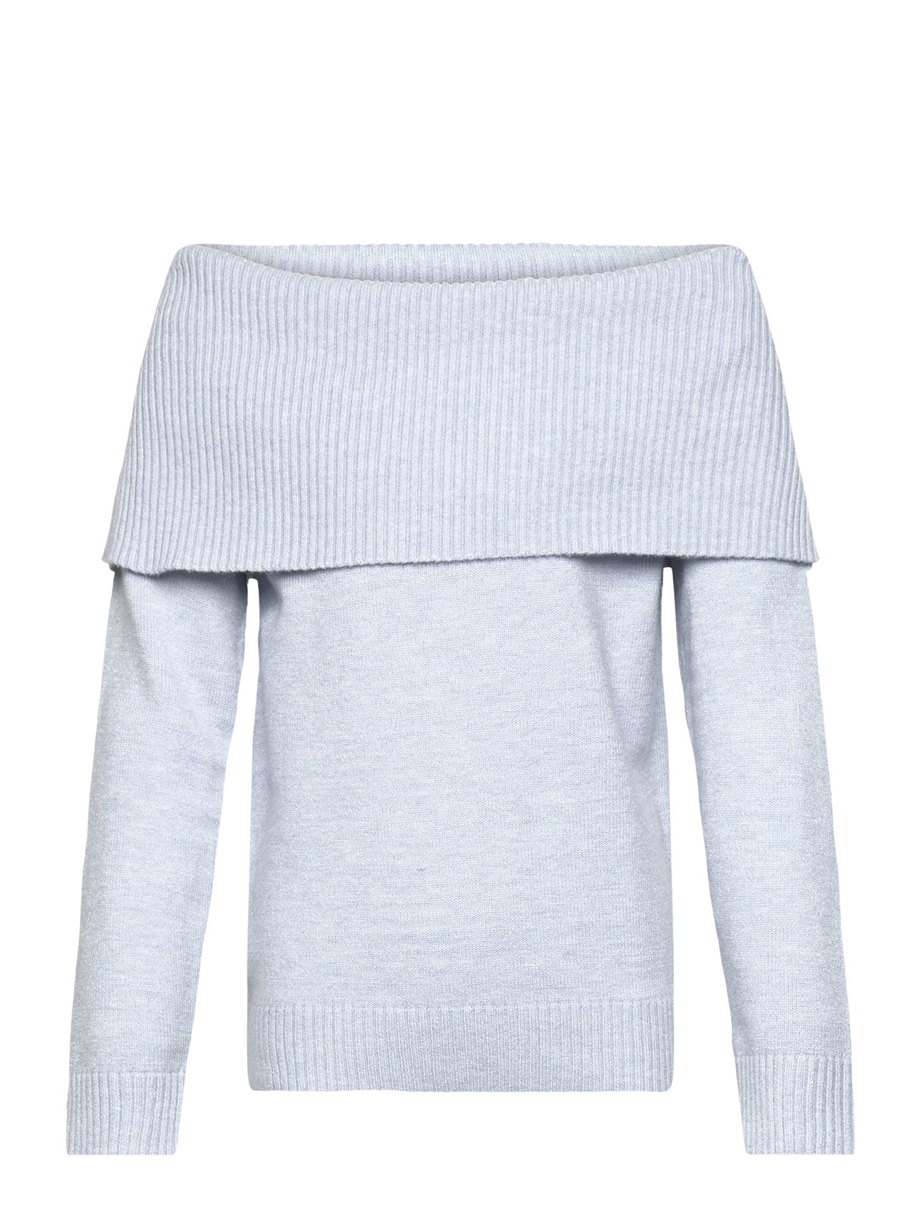LINDEX Pullover Strick Fold Down Blau - 128 - Kinder