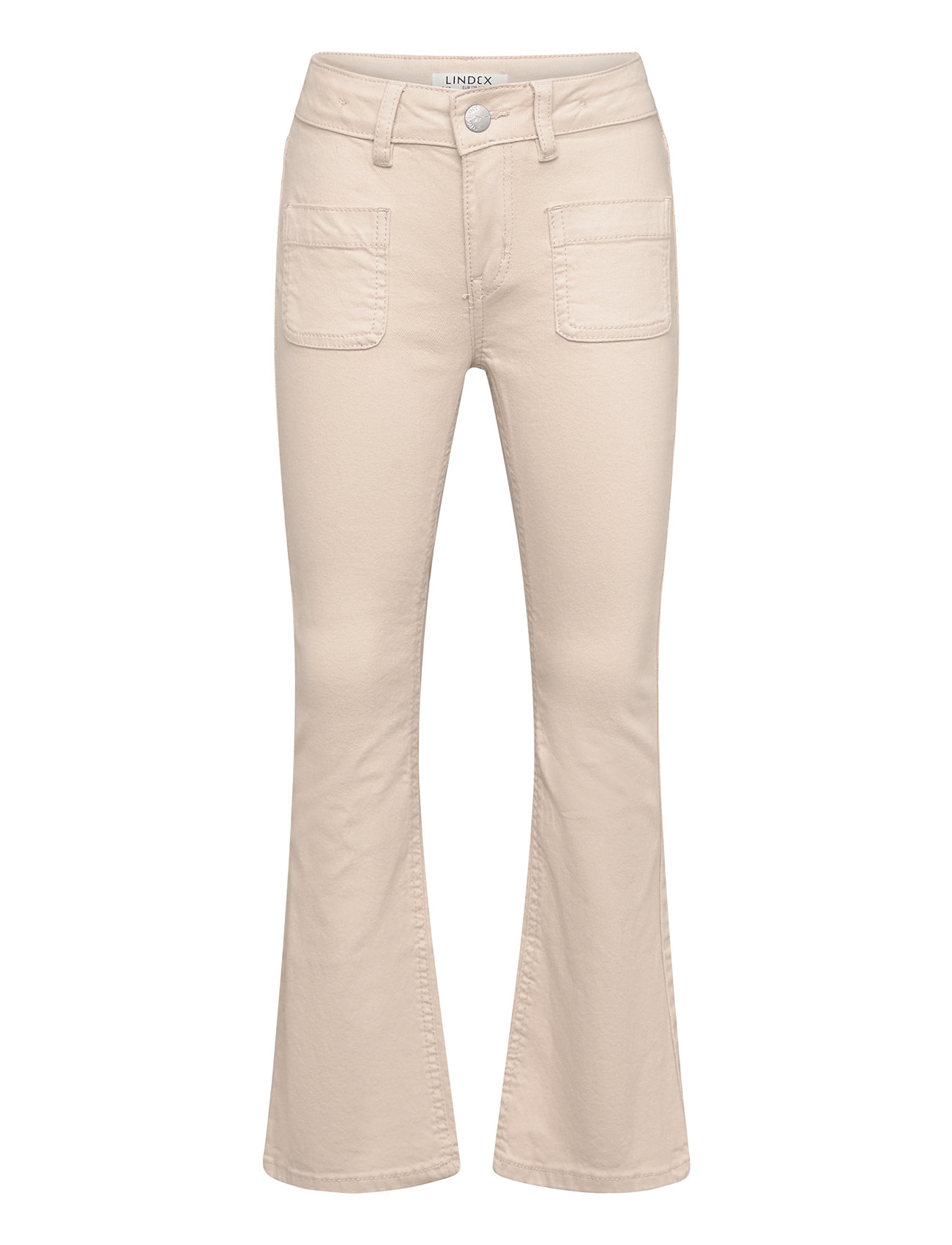 LINDEX Hosen Woven Freja Twill Beige - 164 - Kinder