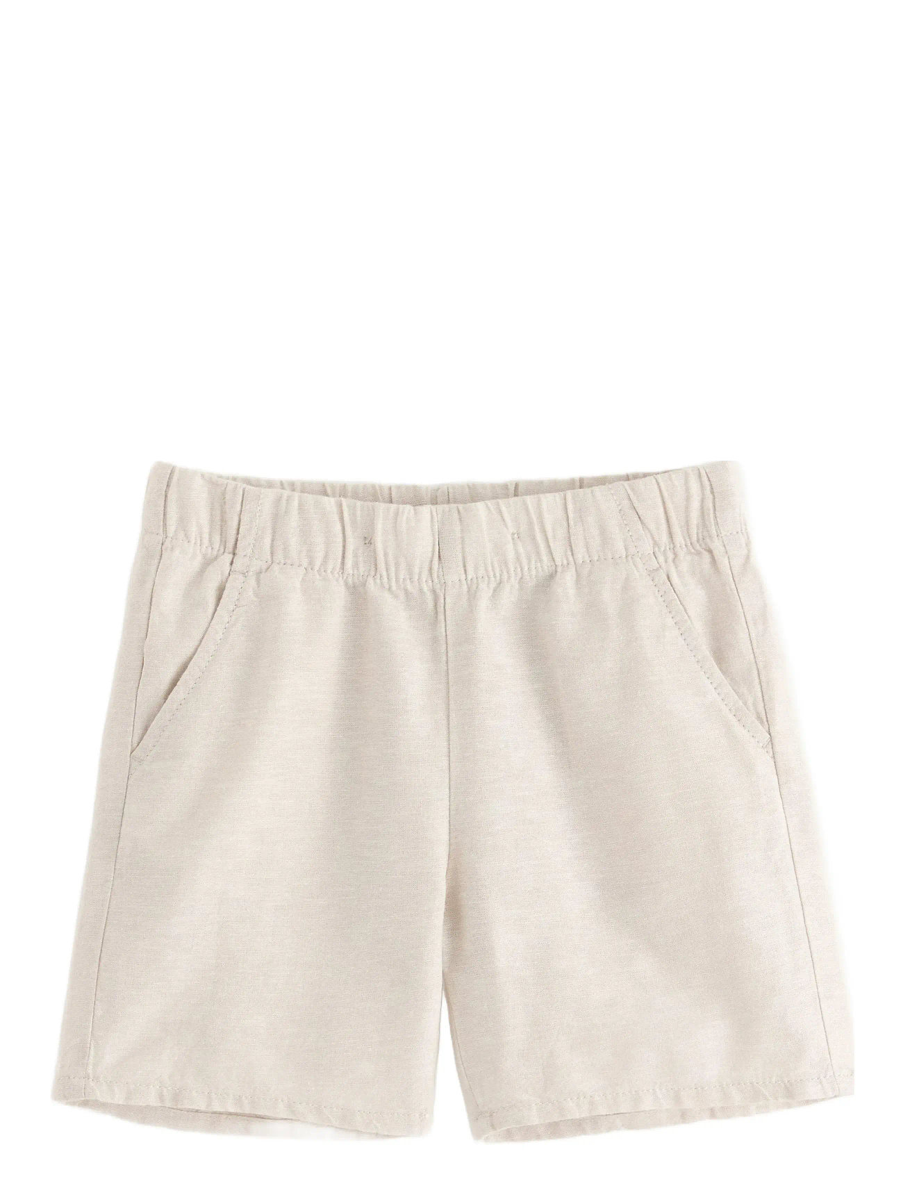 LINDEX Shorts Linen Blended Weiß - 128/134 - Kinder