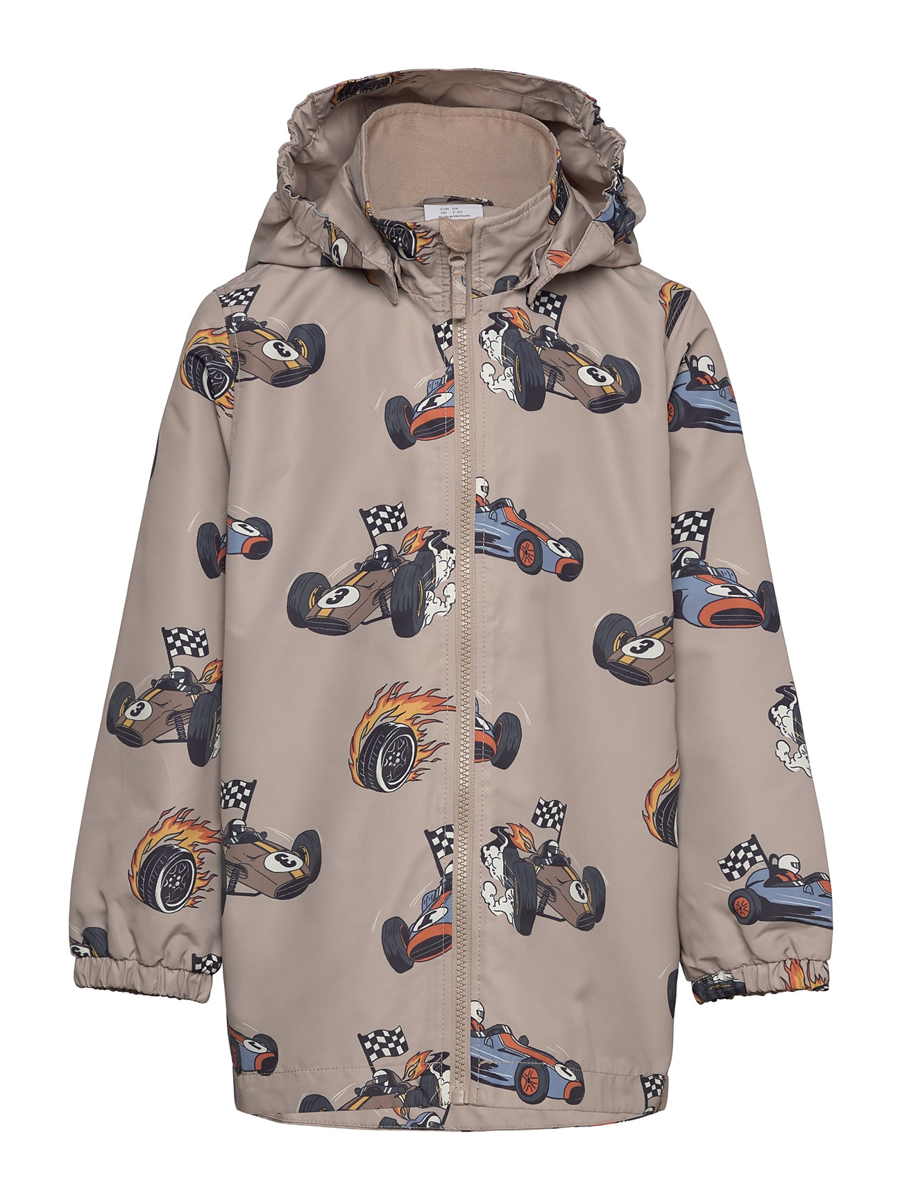Jacket Taslan Aop Tynn Jakke Skalljakke Beige Lindex