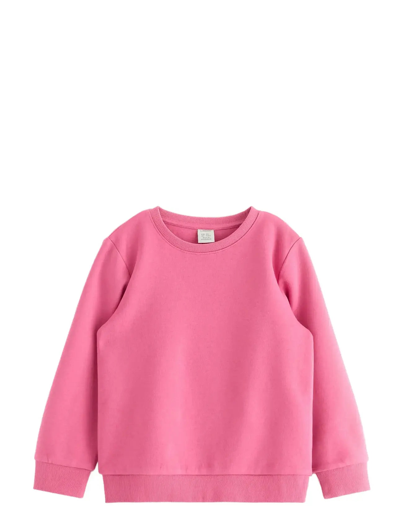 LINDEX Sweatshirts Solid Basic Pink - 116 - Kinder