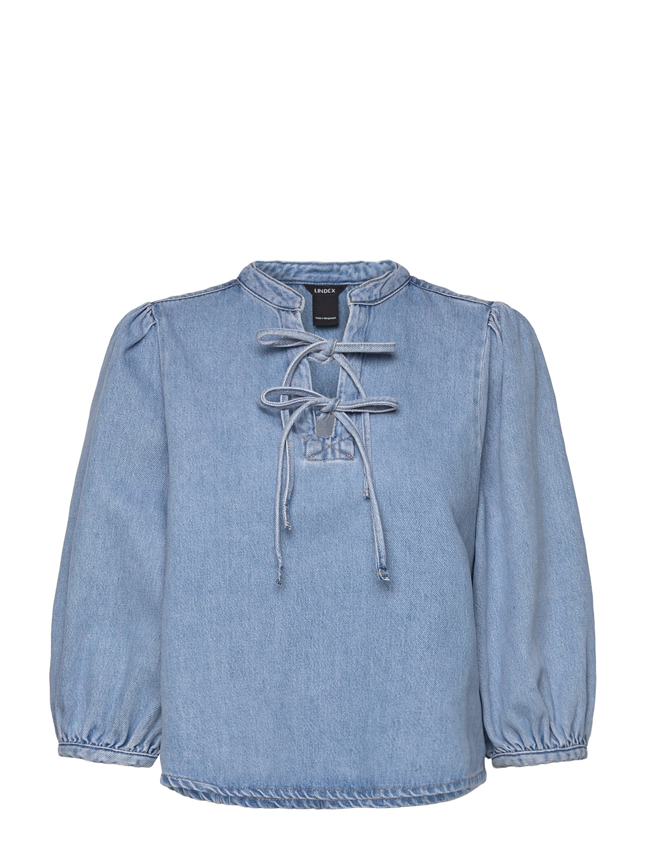 LINDEX Bluse Jossan Blau - S - Damen