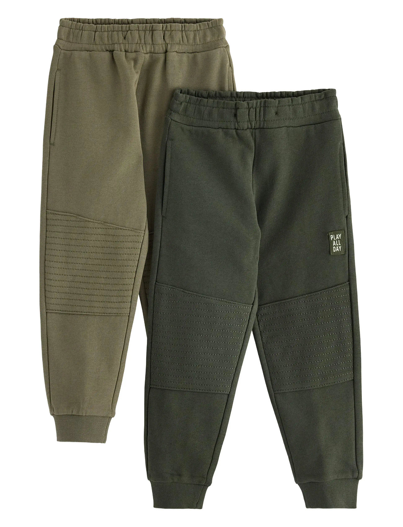 LINDEX 2-Pack Joggers With Reinforced Knees Khaki - 134 - Herren