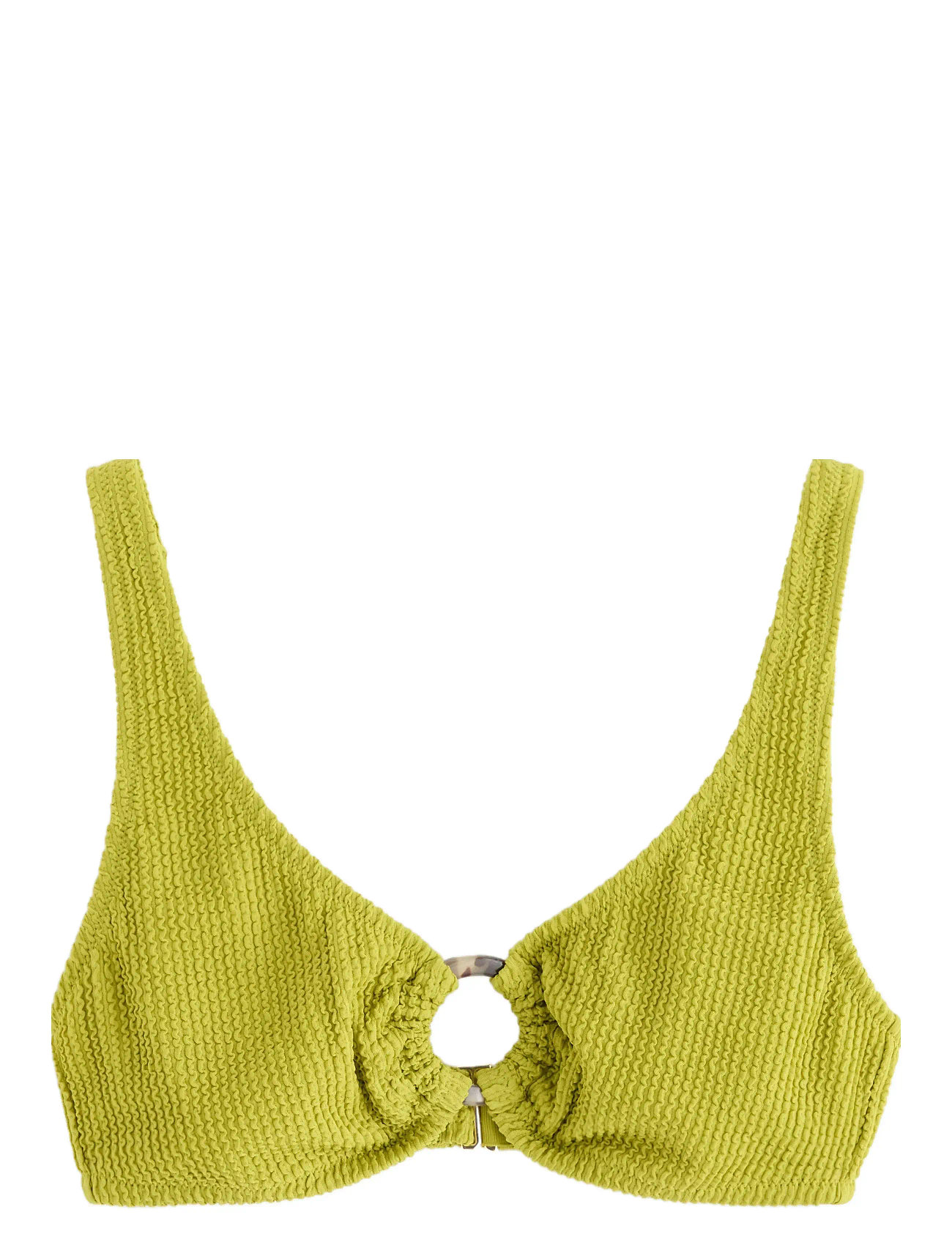 Bra Adele Crepe Swimwear Bikinis Bikini Tops Triangle Bikinitops Green Lindex
