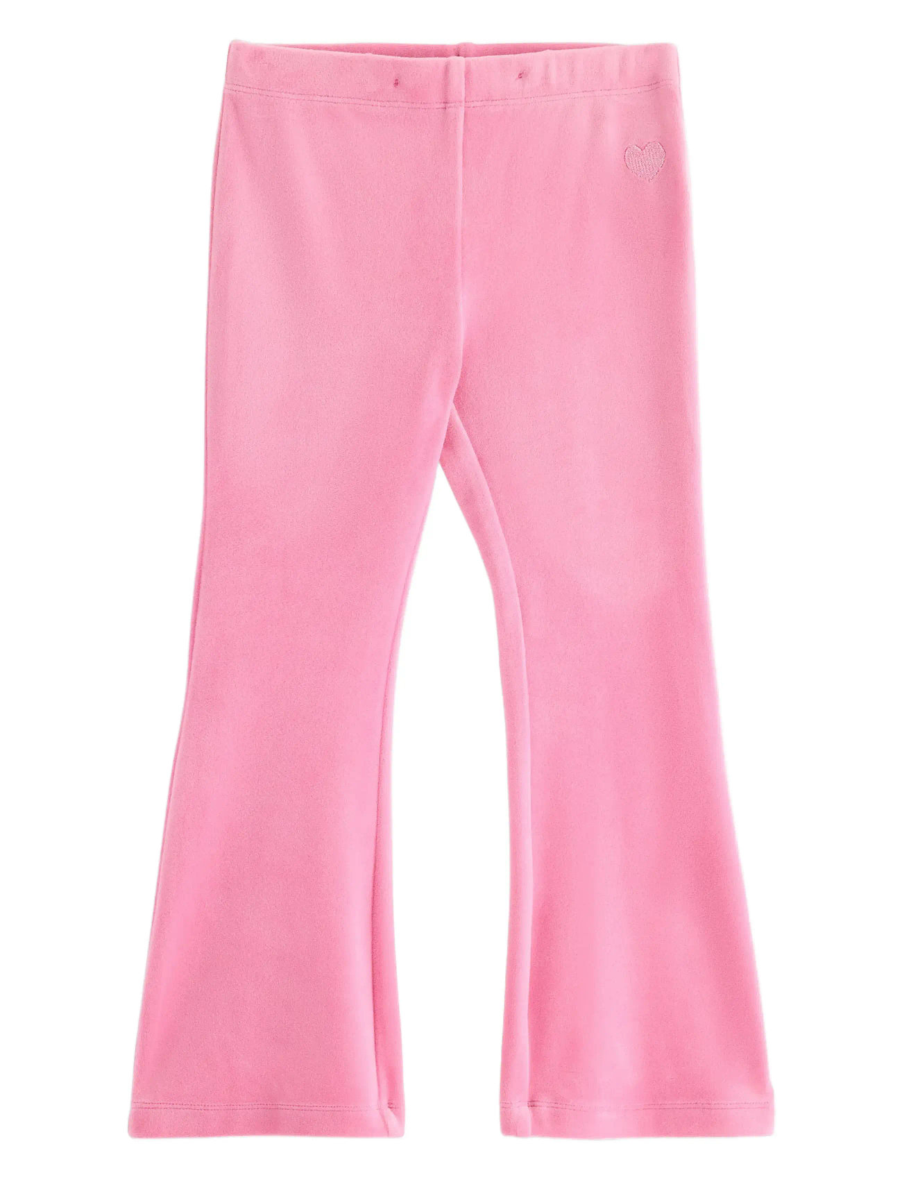 LINDEX Flared Leggings In Velour Pink - 92 - Kinder