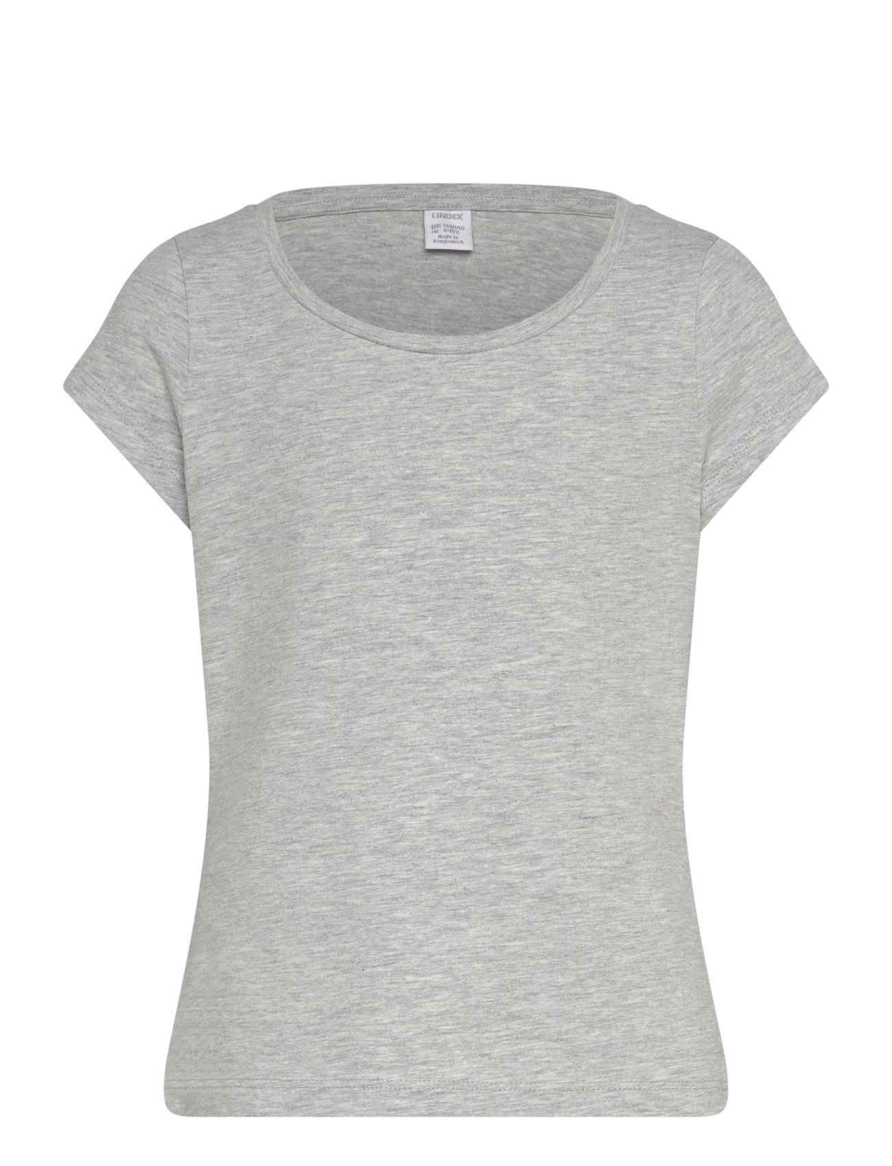 LINDEX Oberteil With Basecap Sleeves Grau - 128 - Kinder