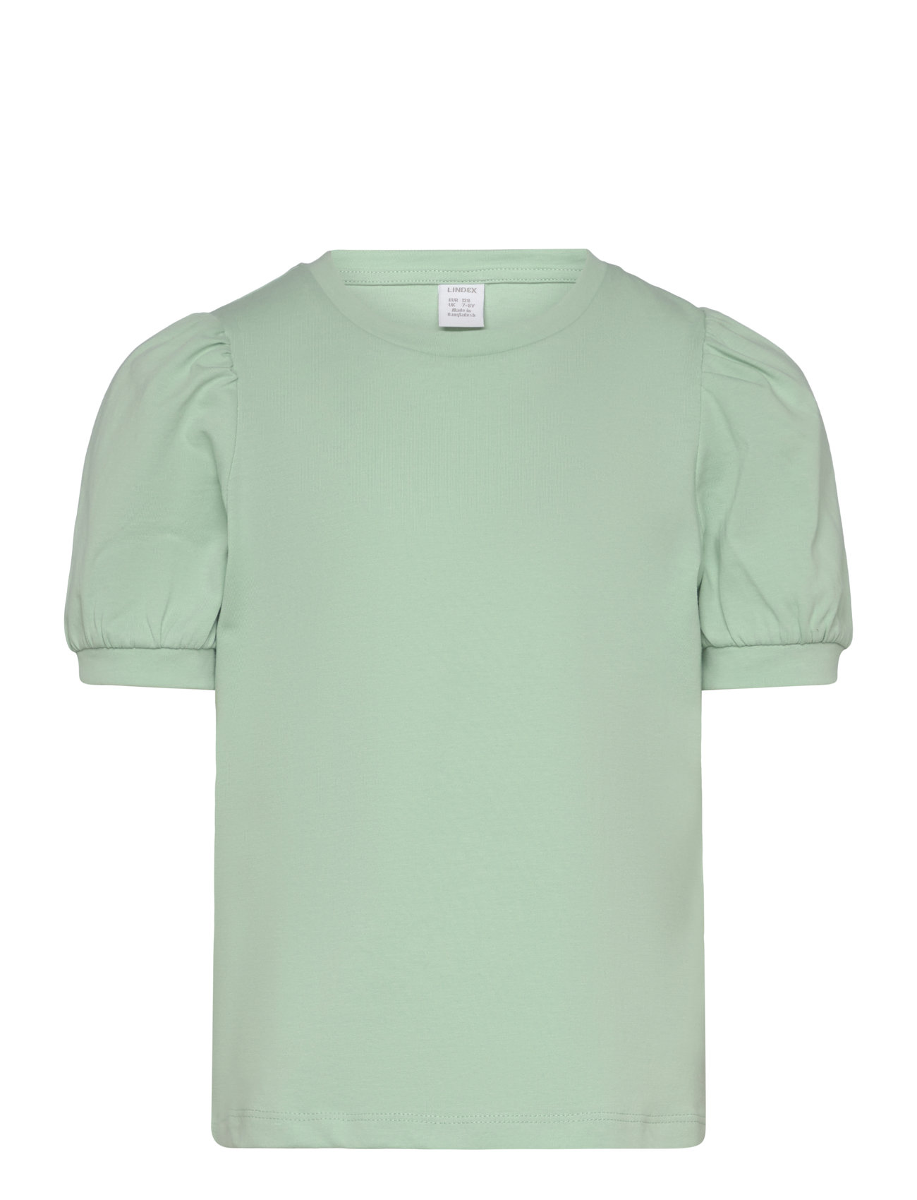 LINDEX Oberteil Basic Puff Sleeve Grün - 128 - Kinder