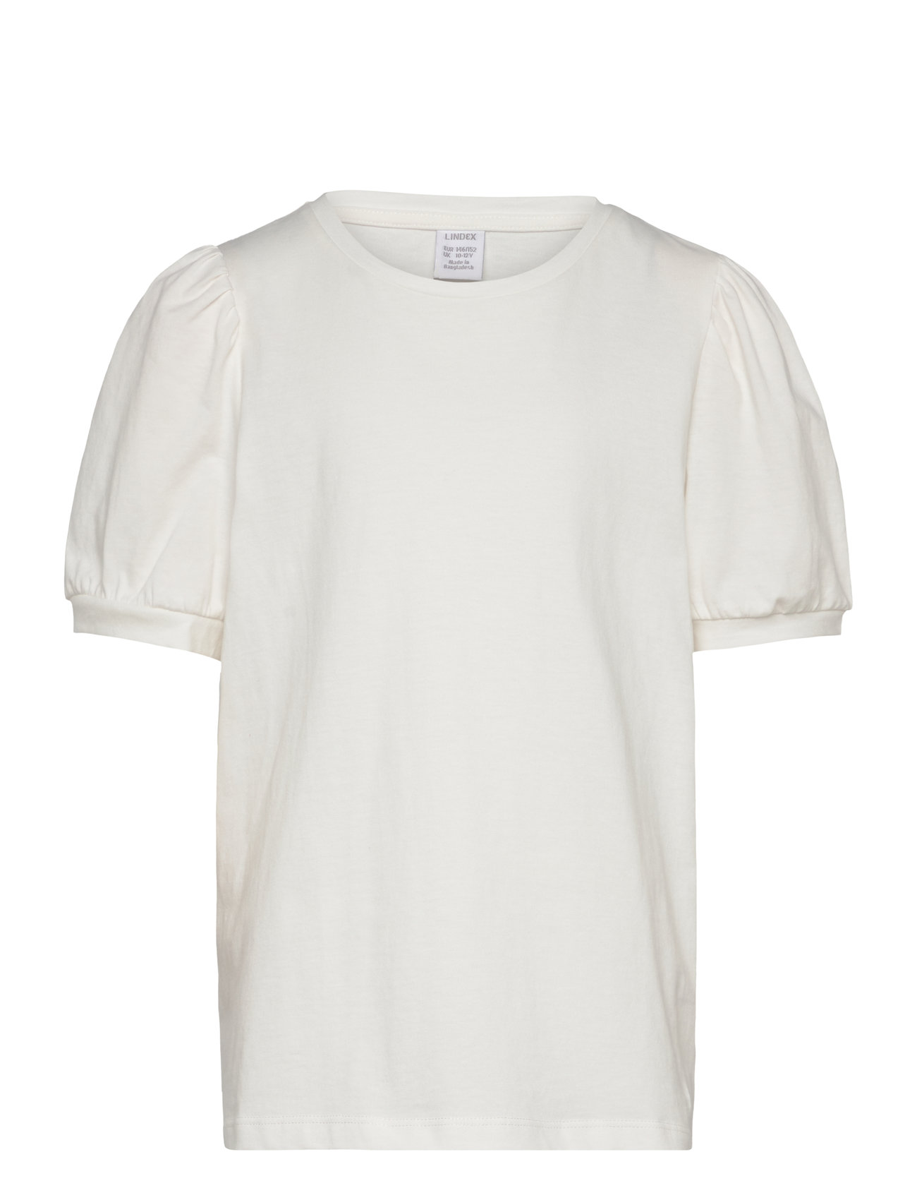 LINDEX Oberteil Basic Puff Sleeve Weiß - 128 - Kinder