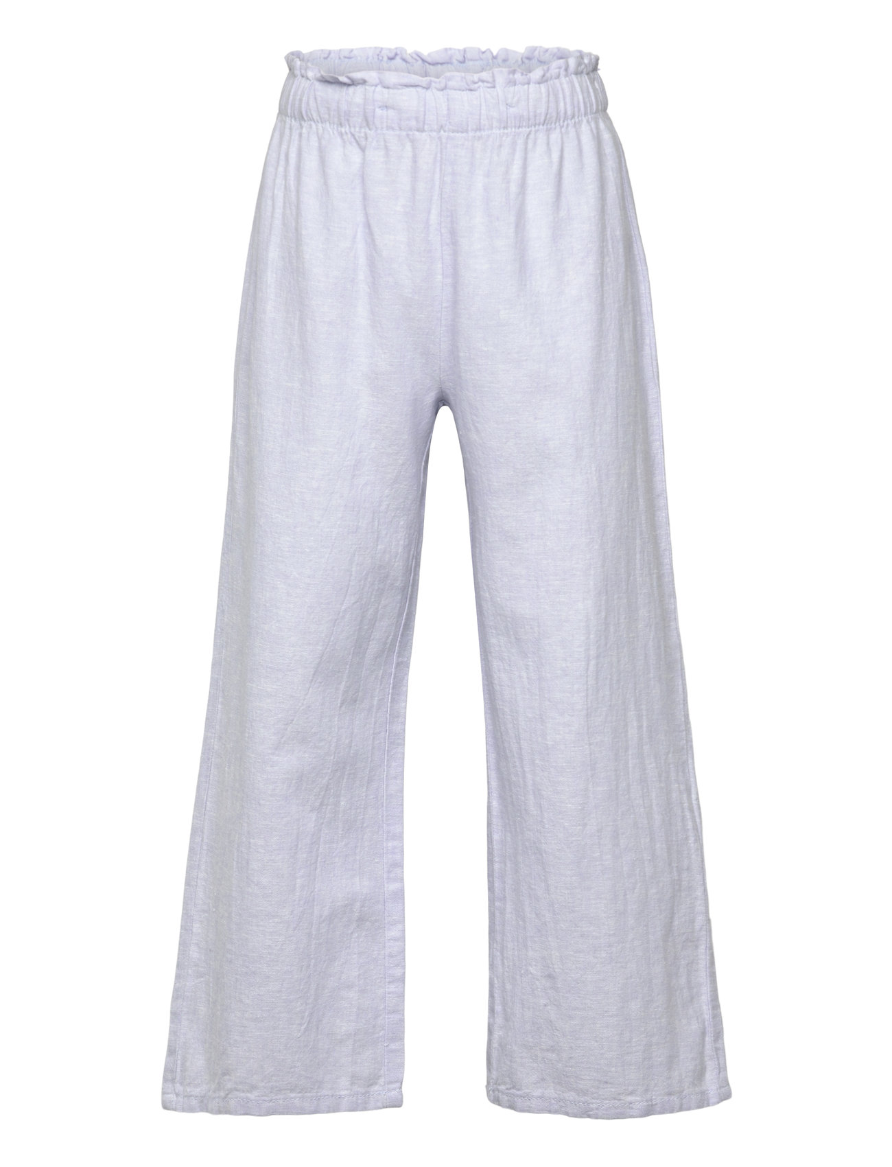 LINDEX Hosen Wide Cropped Linen Blau - 104 - Kinder