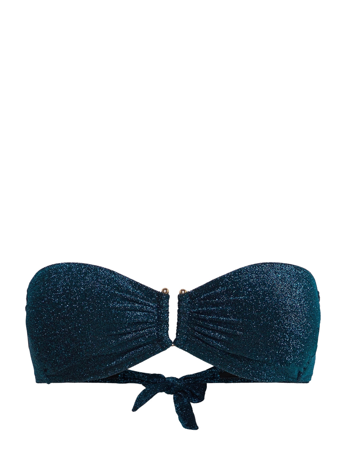 Bra Bandeau Brie Lurex Swimwear Bikinis Bikini Tops Bandeau Bikinitops Blue Lindex