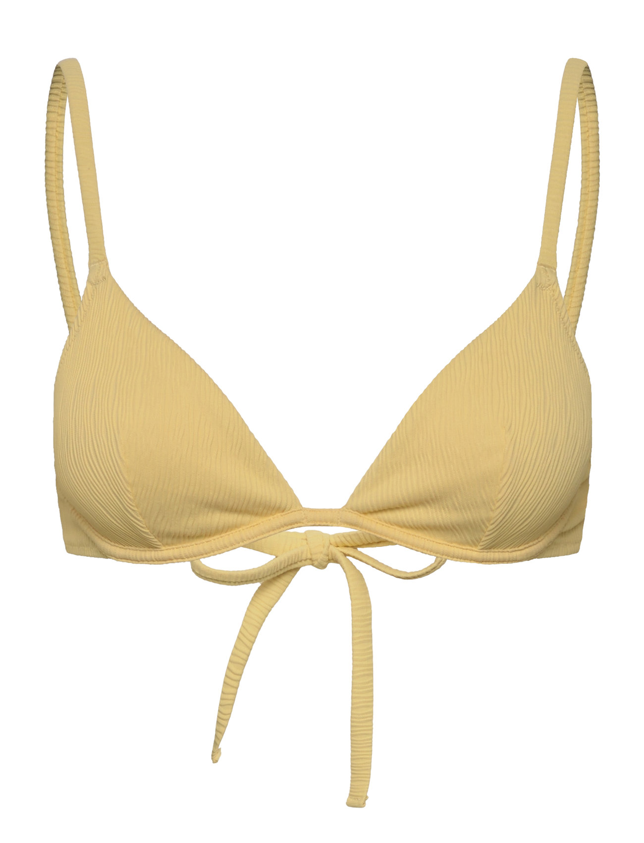 Bra Stella Swim Wavy Swimwear Bikinis Bikini Tops Triangle Bikinitops Yellow Lindex