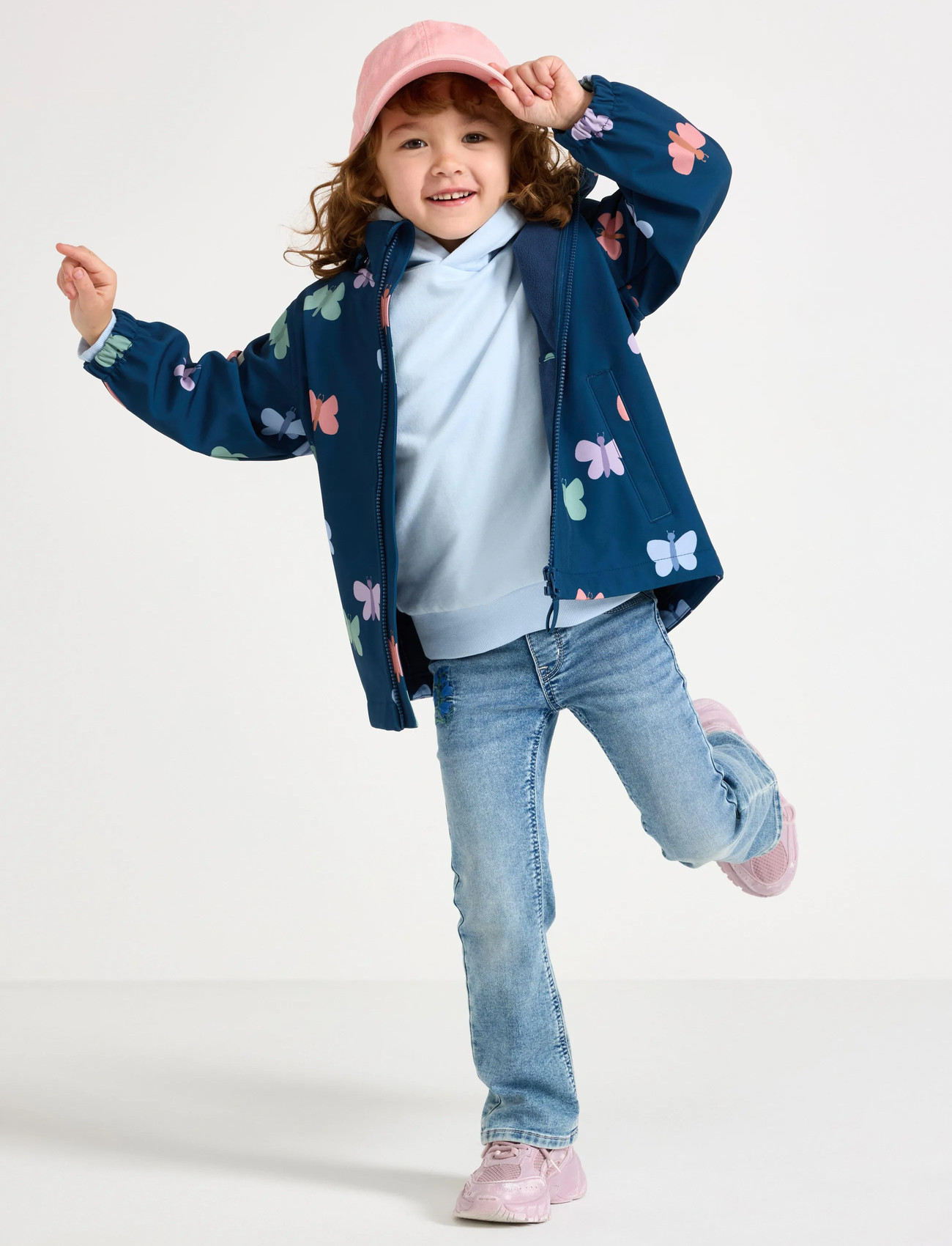 Lindex Jacket Softshell, 92, Navy, Softshells > Softshell-Jakker, Børn