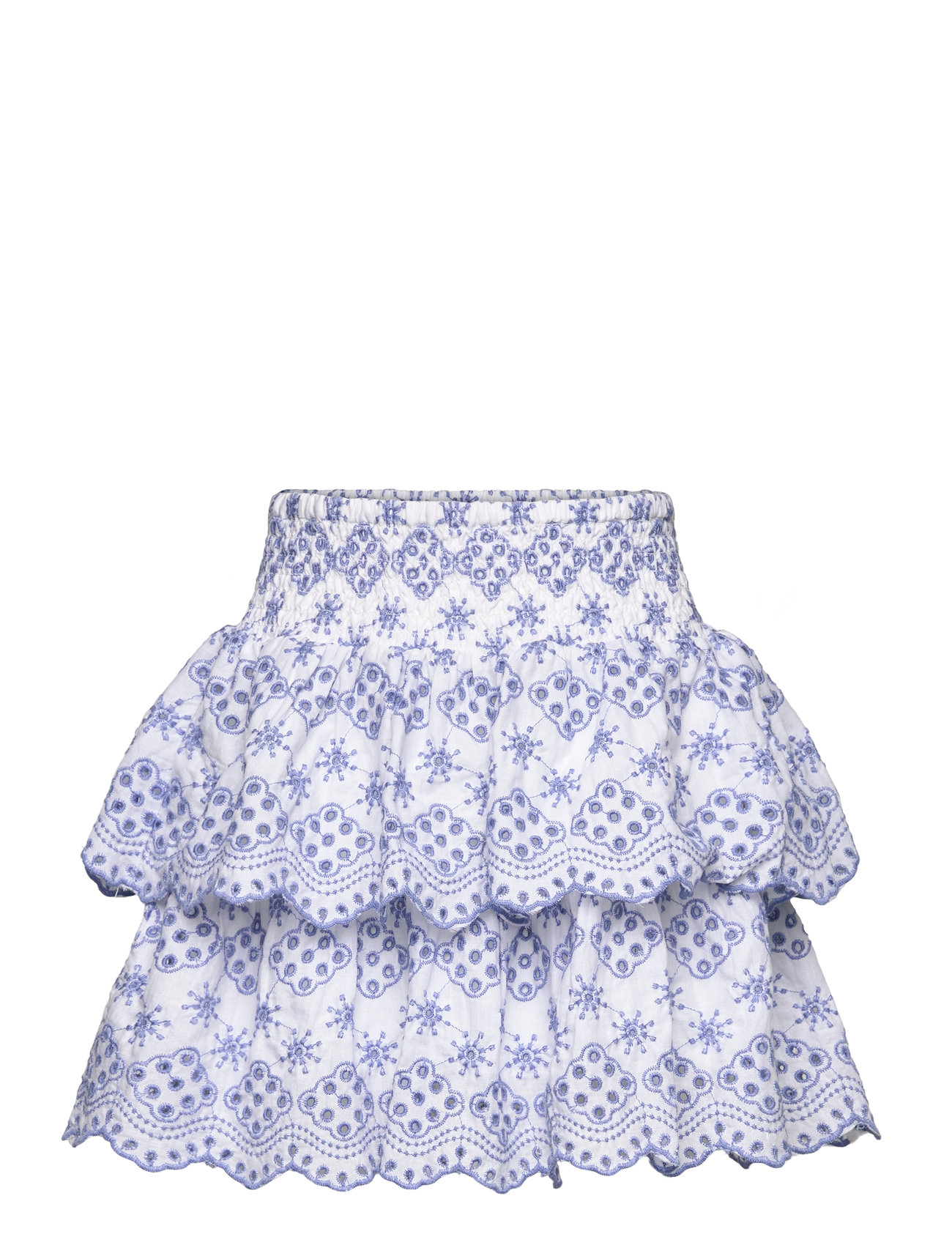 LINDEX Rock Schifflie Embroidery Blau - 128 - Kinder