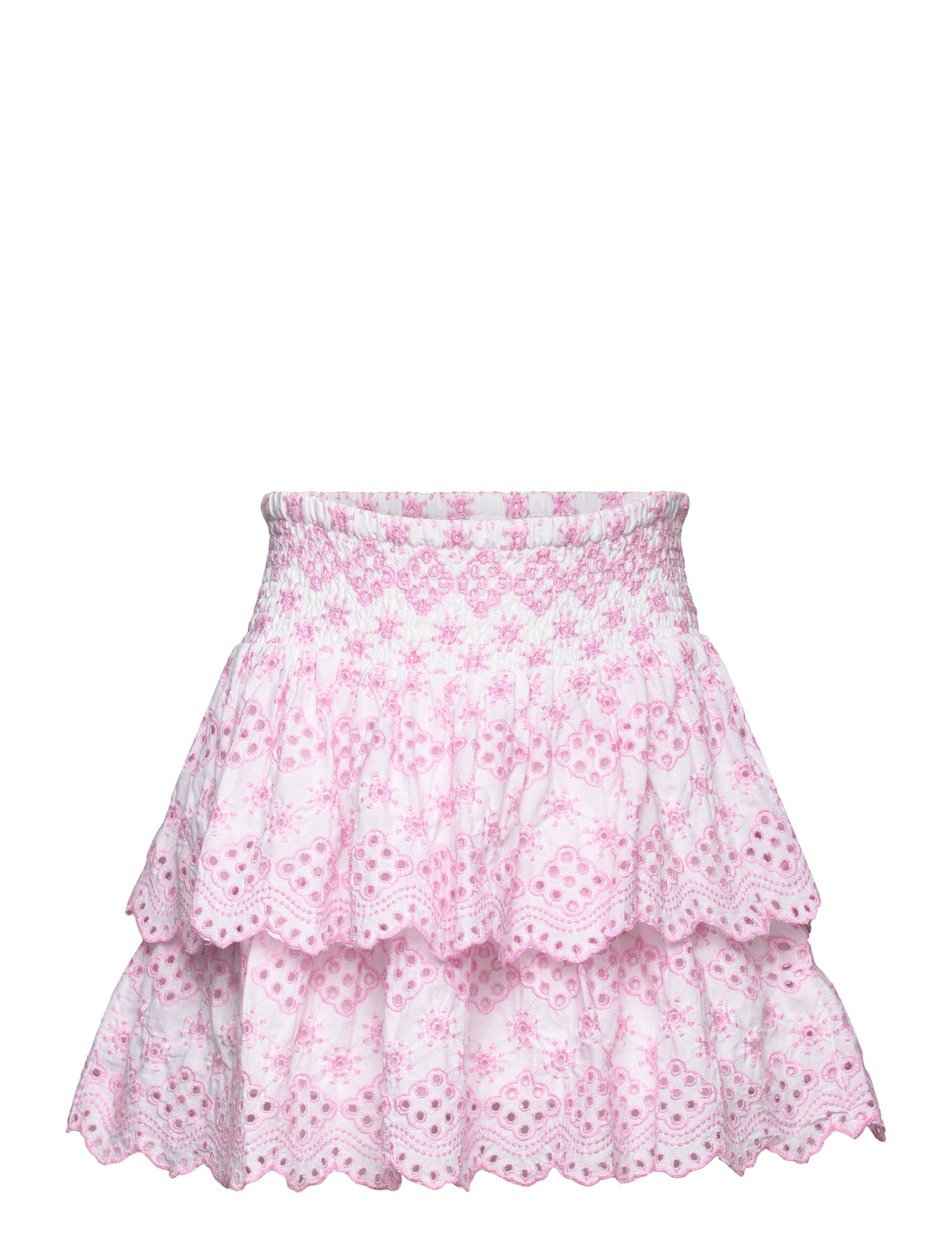 LINDEX Rock Schifflie Embroidery Pink - 128 - Kinder