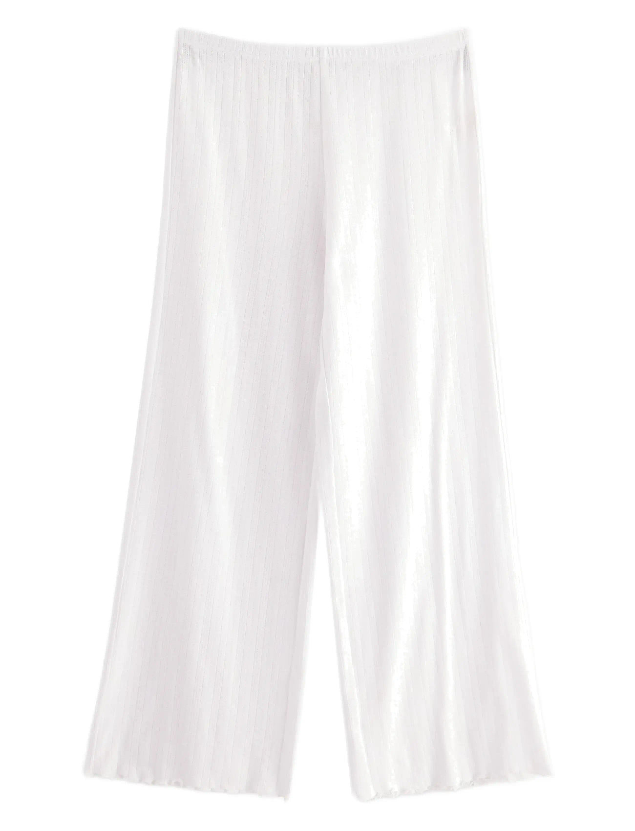 Trousers Pointelle Pyjamasbukser Pysjbukser White Lindex