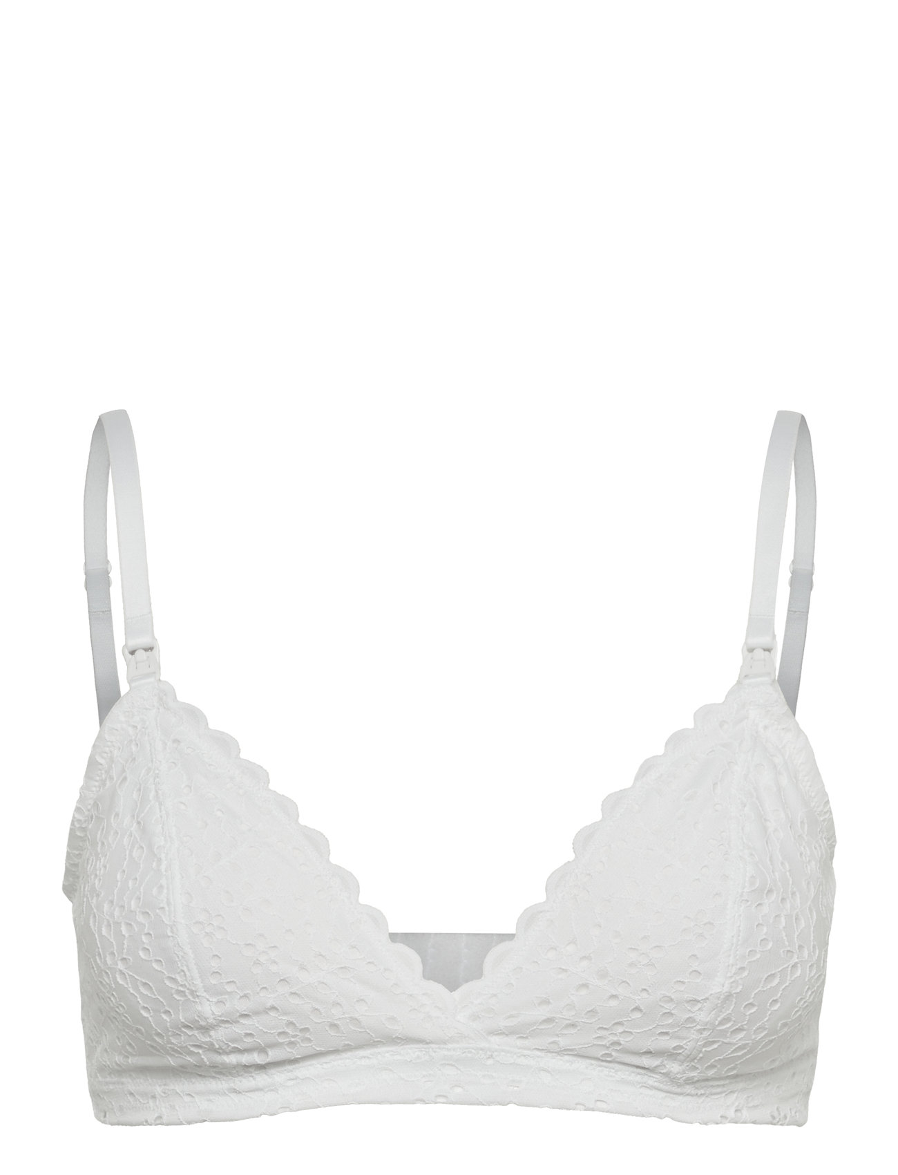 Nursing Bra Broderie Anglais Lingerie Bras & Tops Maternity Bras White Lindex