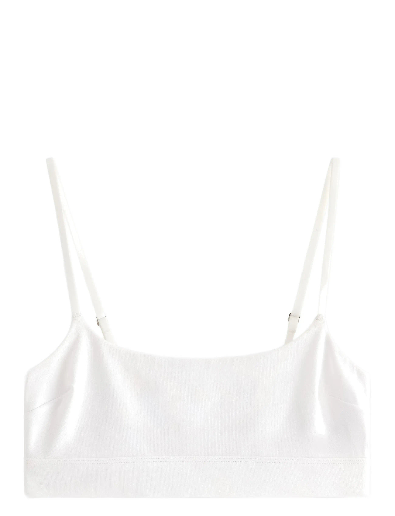 Bra Soft Top Carin Cotton Lingerie Bras & Tops Soft Bras Non Wired Bras White Lindex