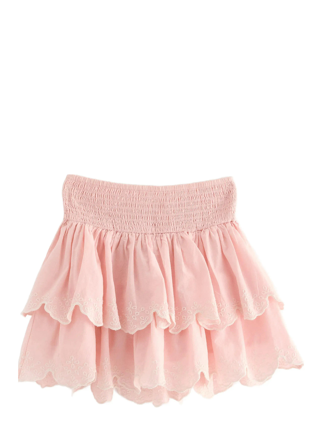 LINDEX Rock Flounces Und Smock Embr Pink - 92 - Kinder