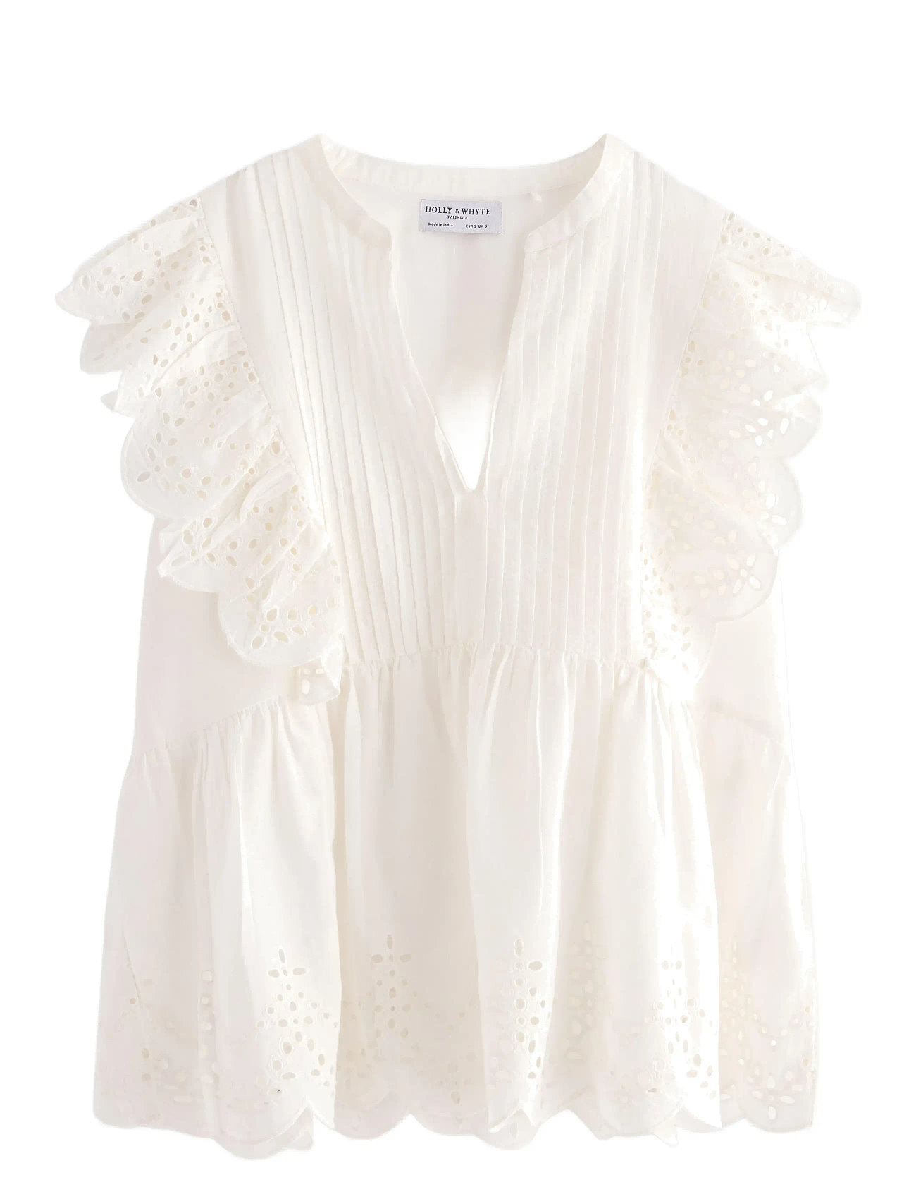 LINDEX Bluse Toulouse Weiß - L - Damen