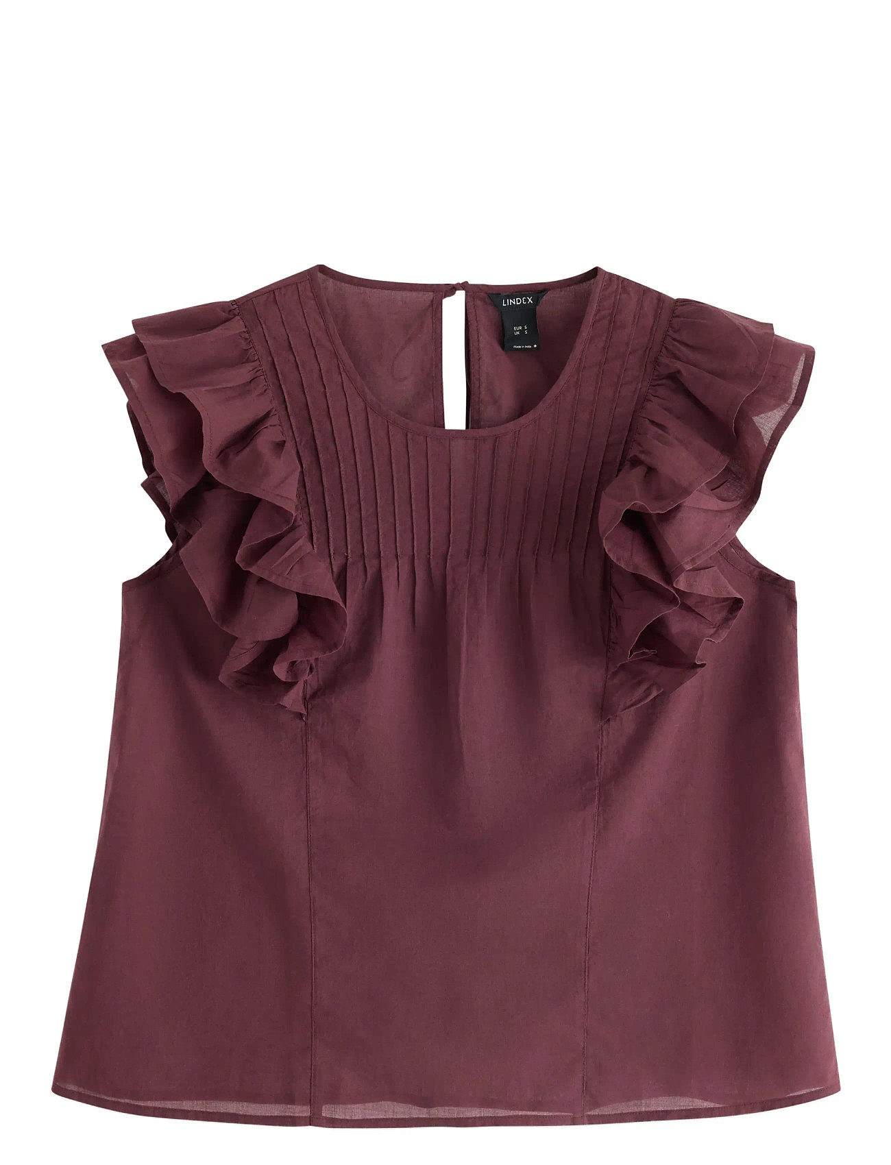 LINDEX Bluse Carrie Burgundy - S - Damen