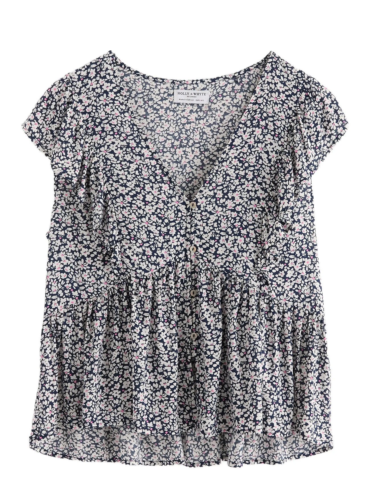 LINDEX Bluse Cassi Patterned - M - Damen