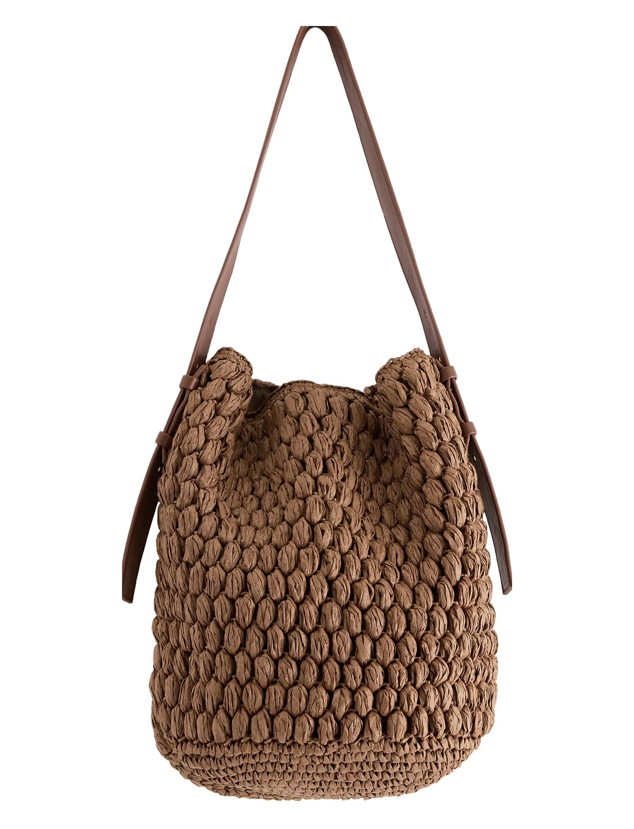 Lindex Bag Straw Vanessa, One Size, Brown, Tasker > Spande, Dame