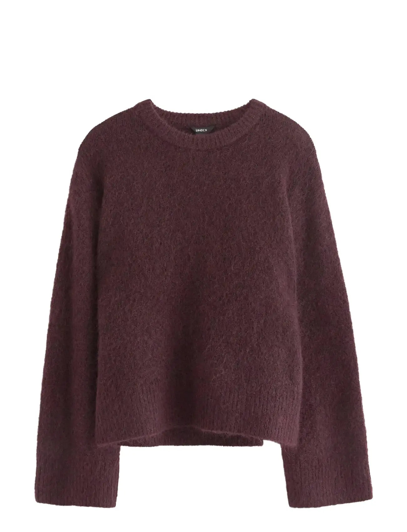 LINDEX Pullover Edda Mohair Blend Burgundy - M - Damen