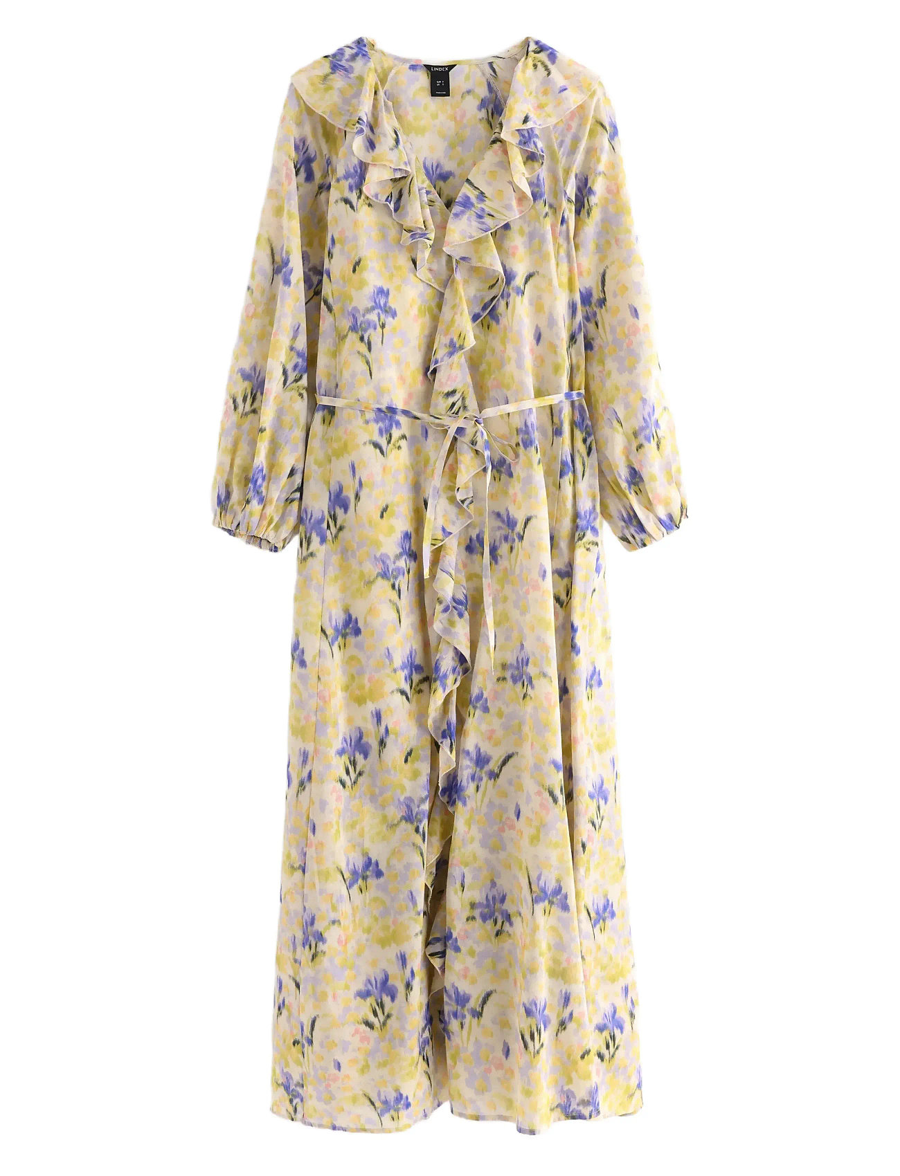 Dress Florens Maxikjole Festkjole Yellow Lindex