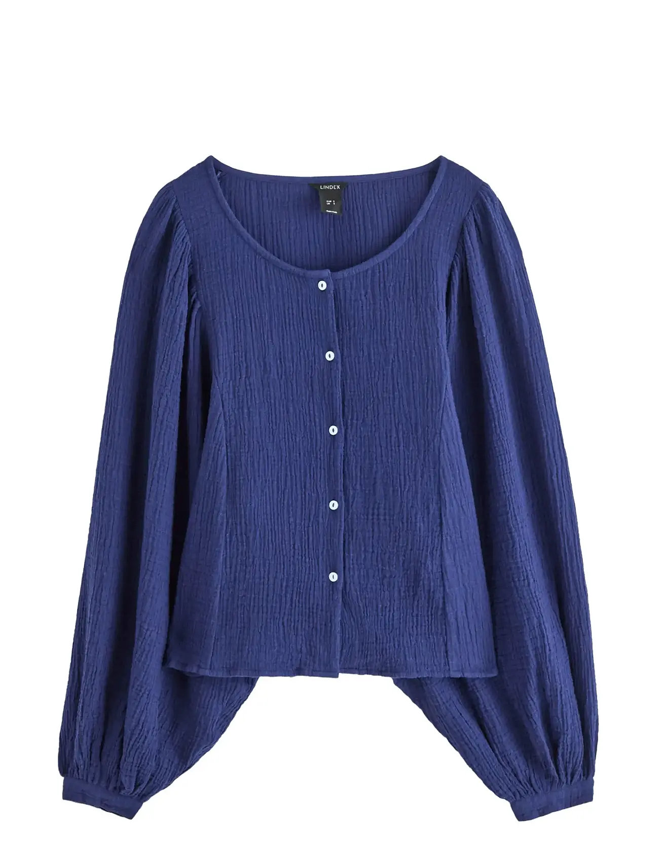 LINDEX Bluse Yellena Navy - S - Damen