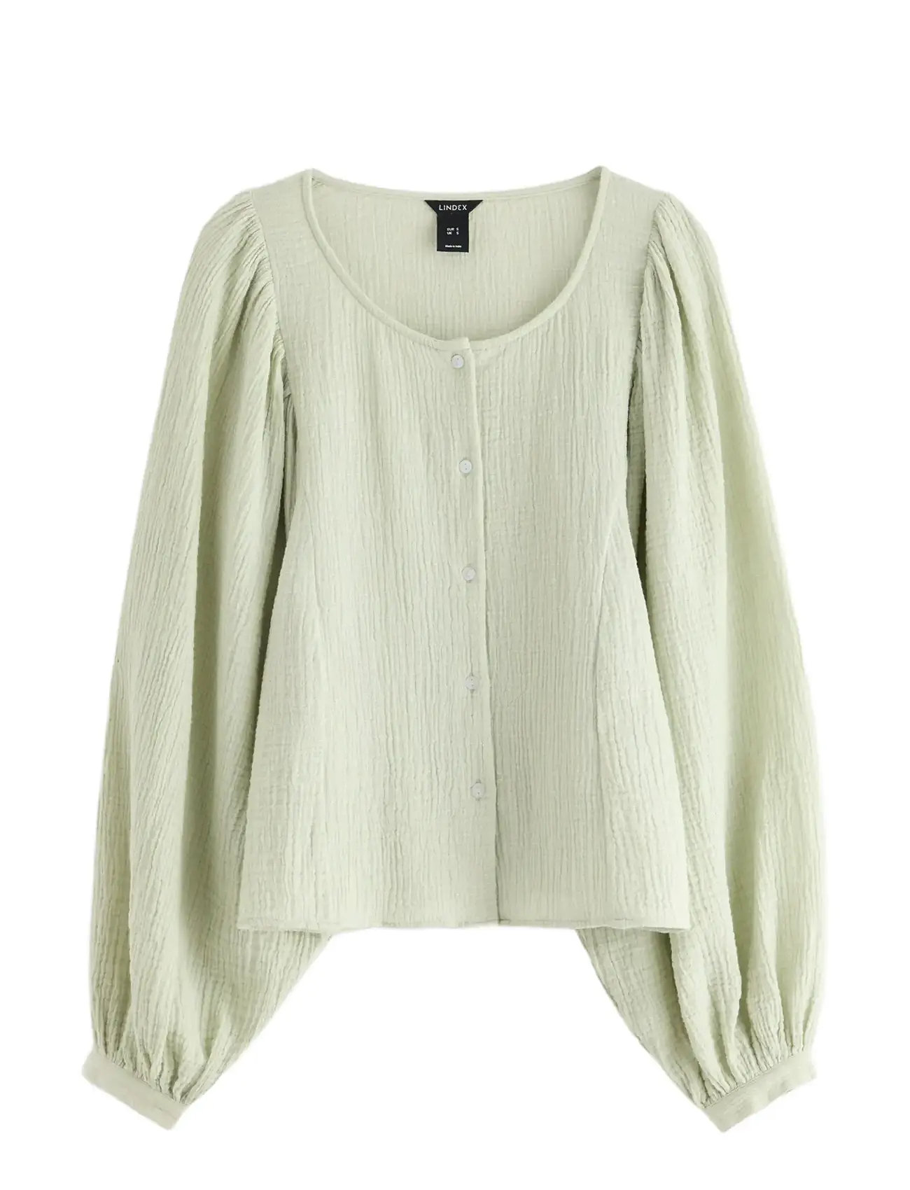 LINDEX Bluse Yellena Grün - S - Damen