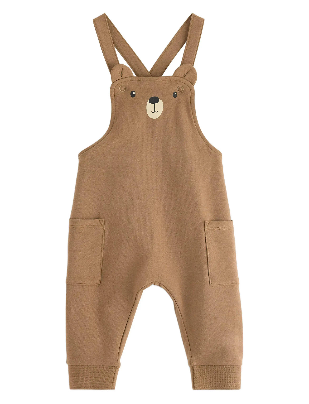 LINDEX Dungerees W Animal Face Braun - 86 - Kinder