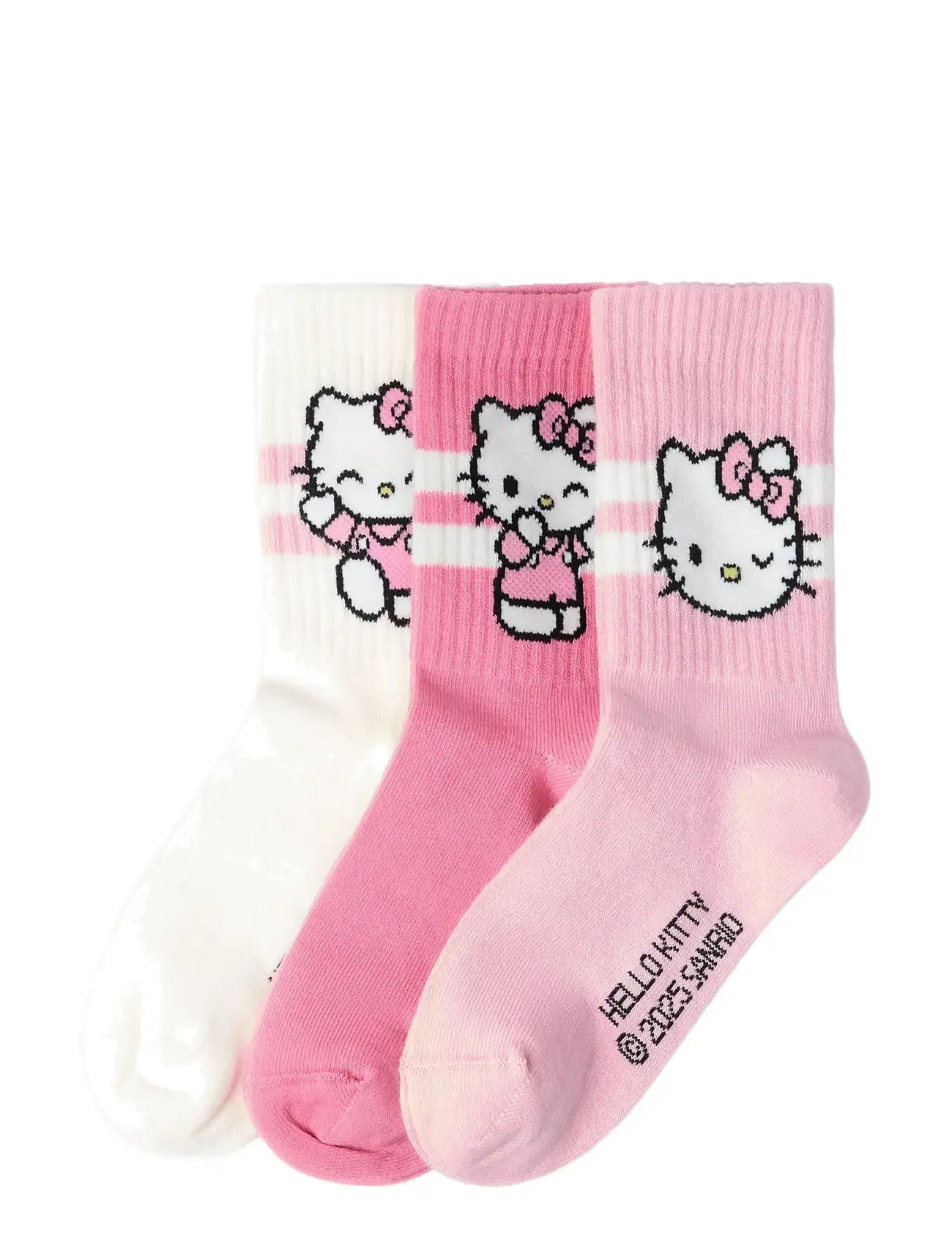 LINDEX 3-Pack Hello Kitty Socken Weiß - 31/33 - Kinder