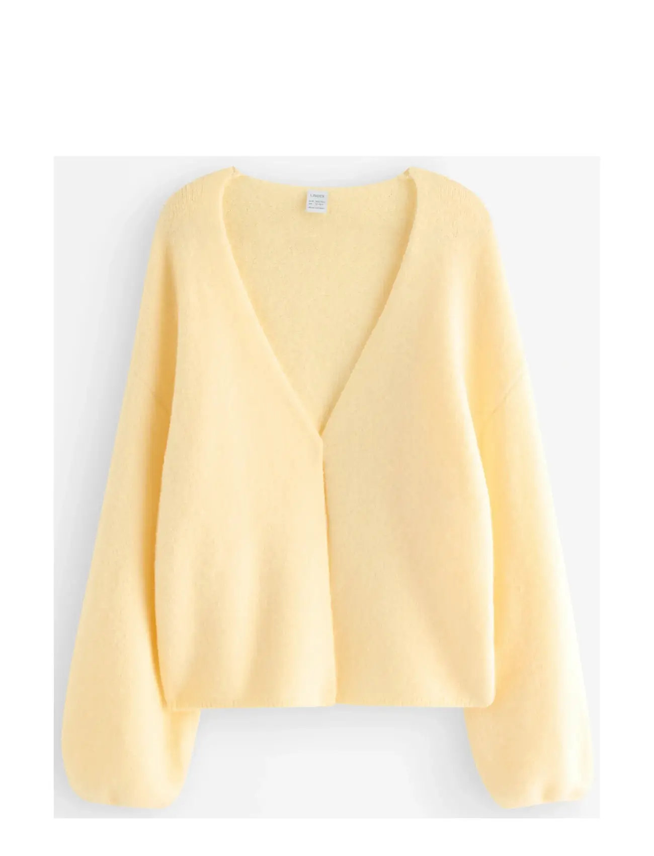 LINDEX Strick Cardigan Gelb - 128 - Kinder