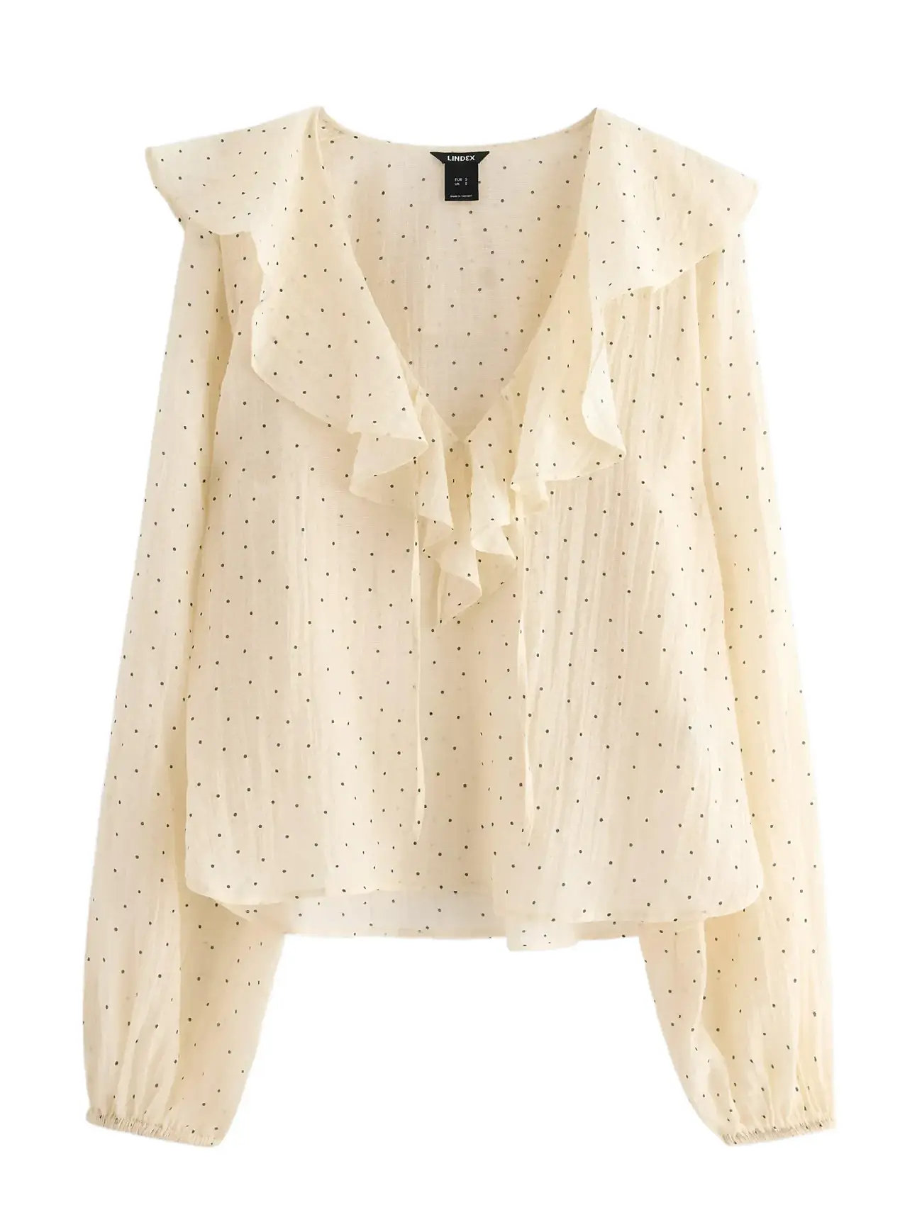 LINDEX Bluse Ylva Beige - S - Damen