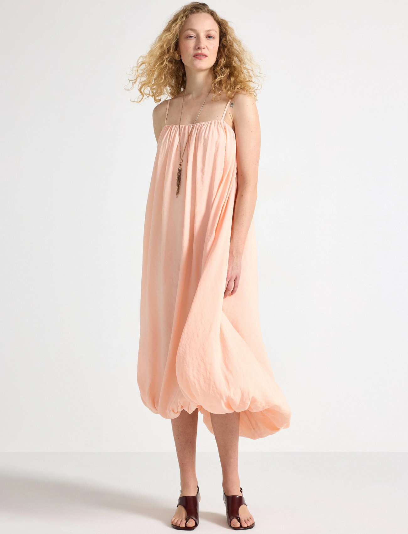 Lindex Dress Celine, S, Pink, Kjoler > Knælange Og Midi, Dame