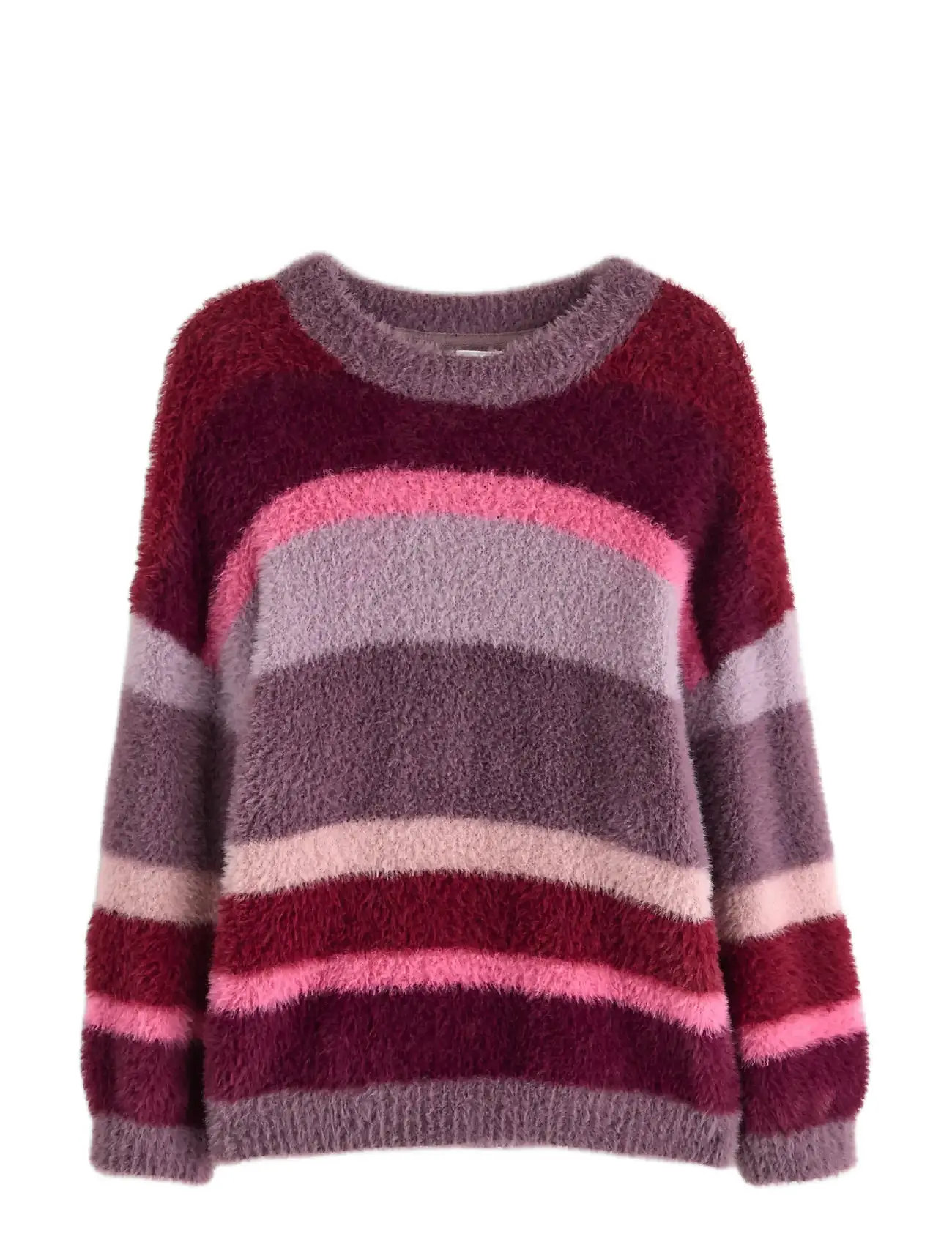 LINDEX Pullover Stripe Featheryarn Lila - 116 - Kinder