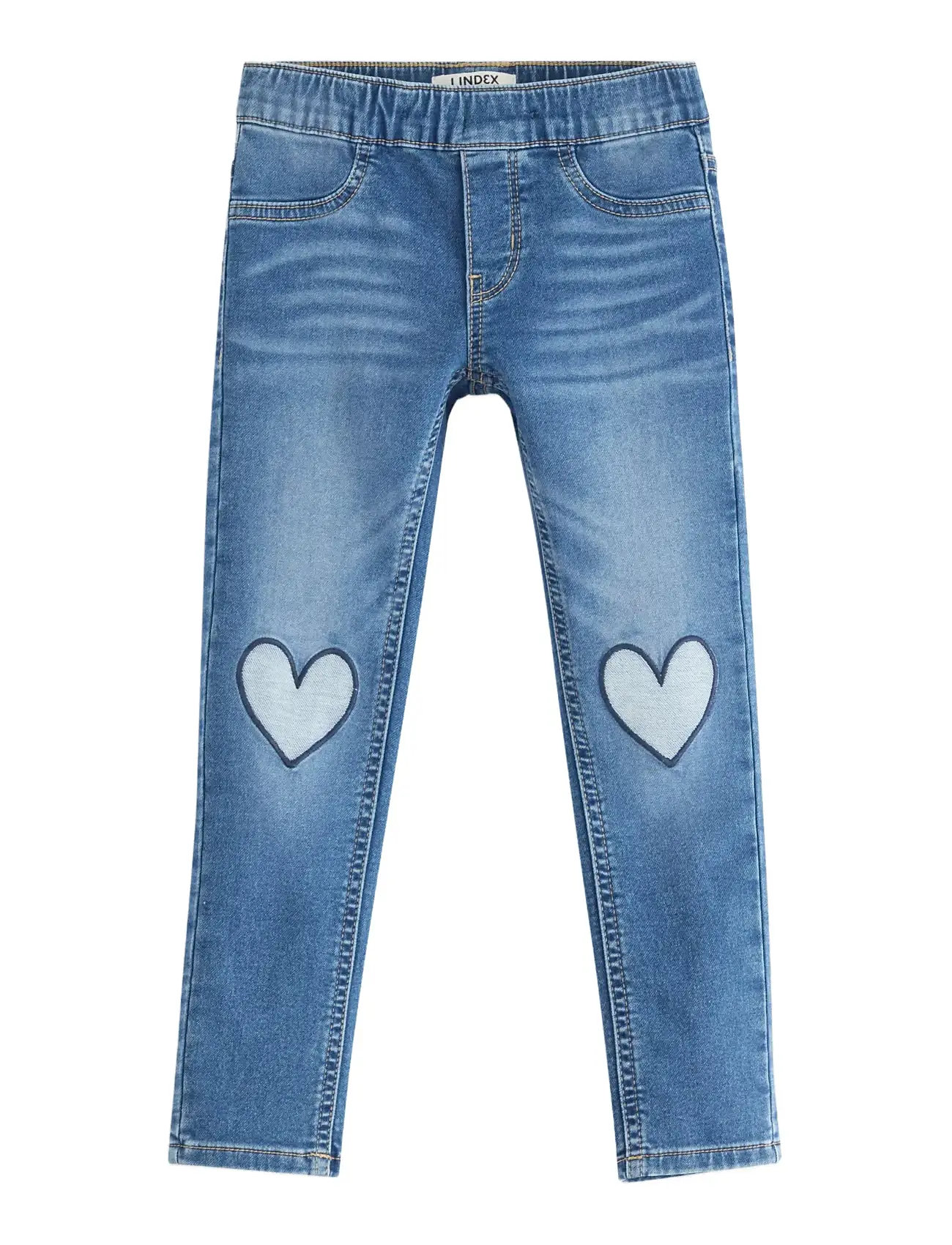 LINDEX Sara Slim Bein Jeans Blau - 122 - Kinder