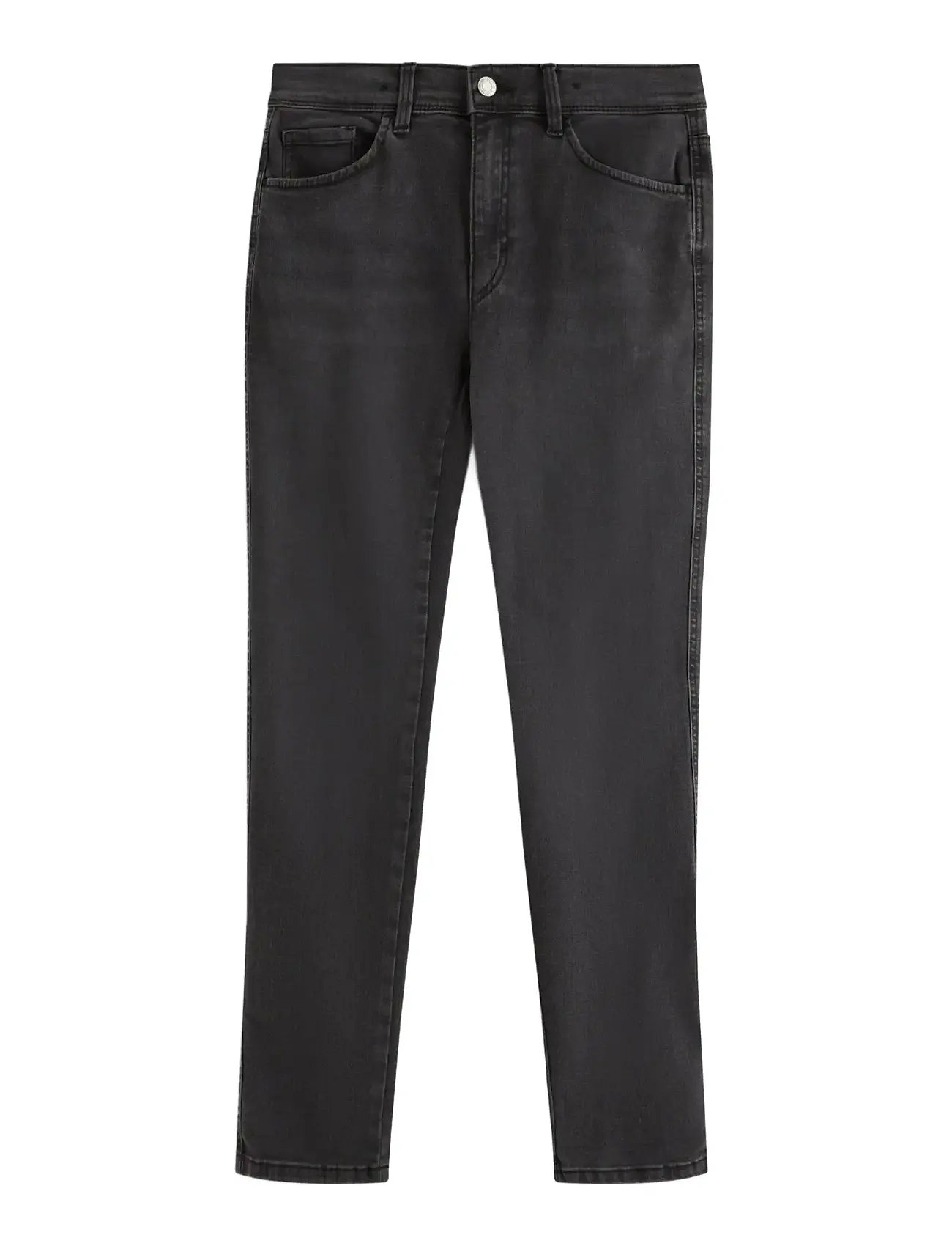 Lindex Trousers Denim Staffan Narrow, 164, Black, Jeans > Skinny, Dame