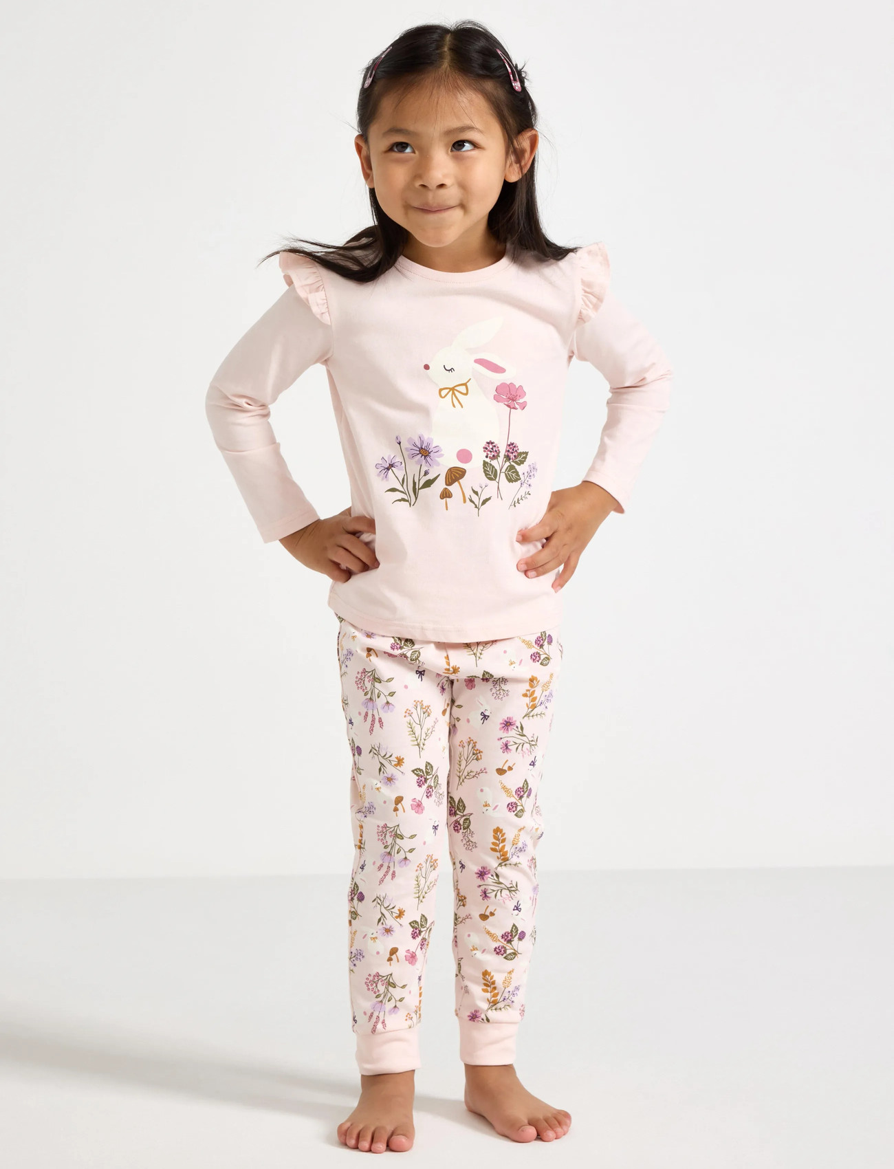 Lindex Pyjama Set, 92, Pink, Pyjamas > Pyjamas-Sæt, Børn