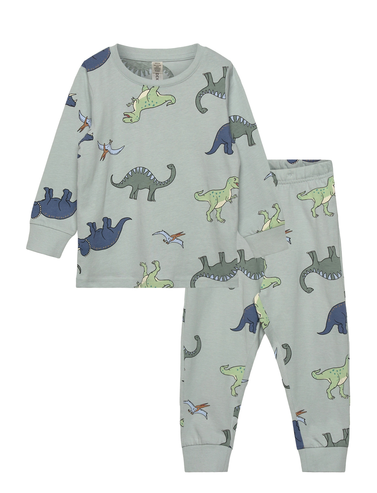 LINDEX Pyjama Set Patterned - 92 - Kinder