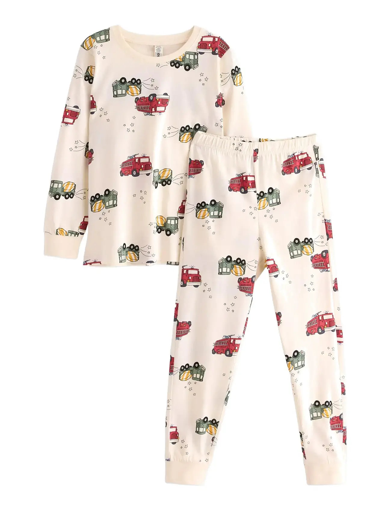 LINDEX Pyjama Set Cream - 122/128 - Kinder