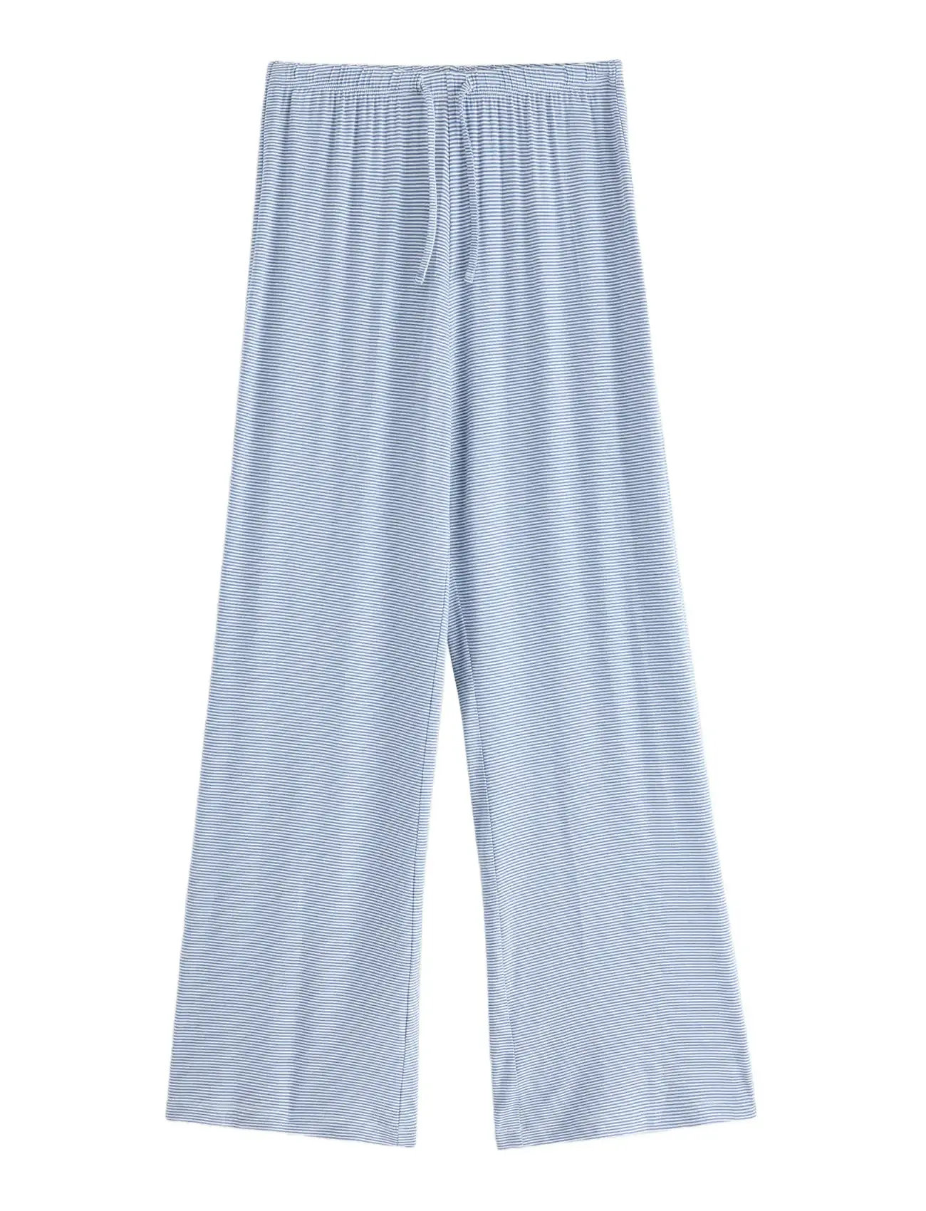 LINDEX Hosen Pyjama Wide Blau - 128 - Kinder