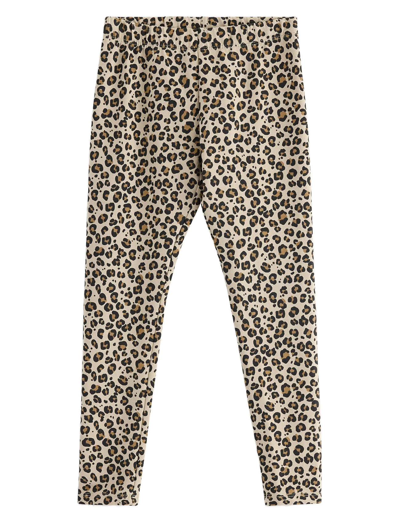 LINDEX Leggings Br Leo Aop Beige - 98 - Kinder