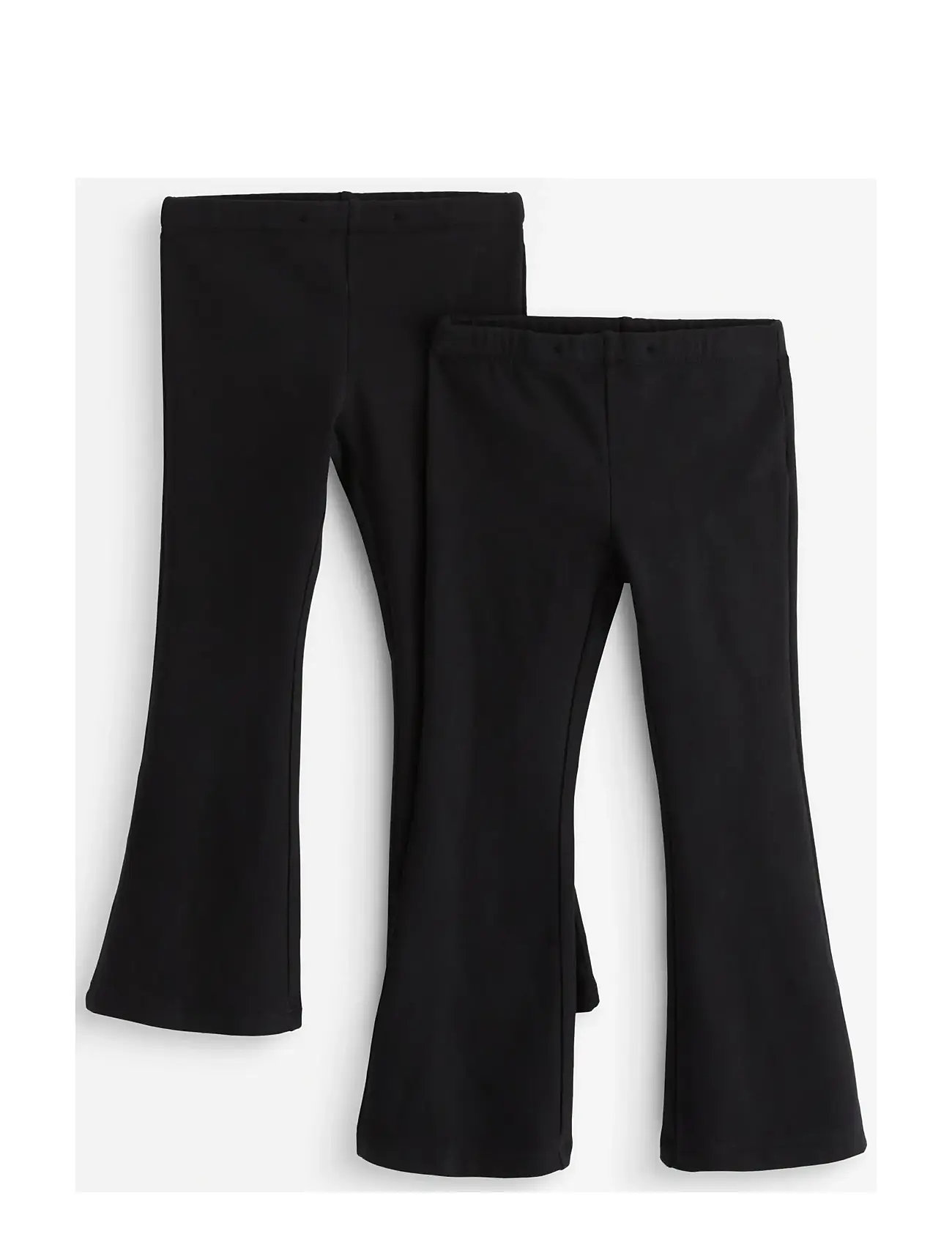 LINDEX 2-Pack Flared Leggings With Brushed Inside Schwarz - 128 - Herren
