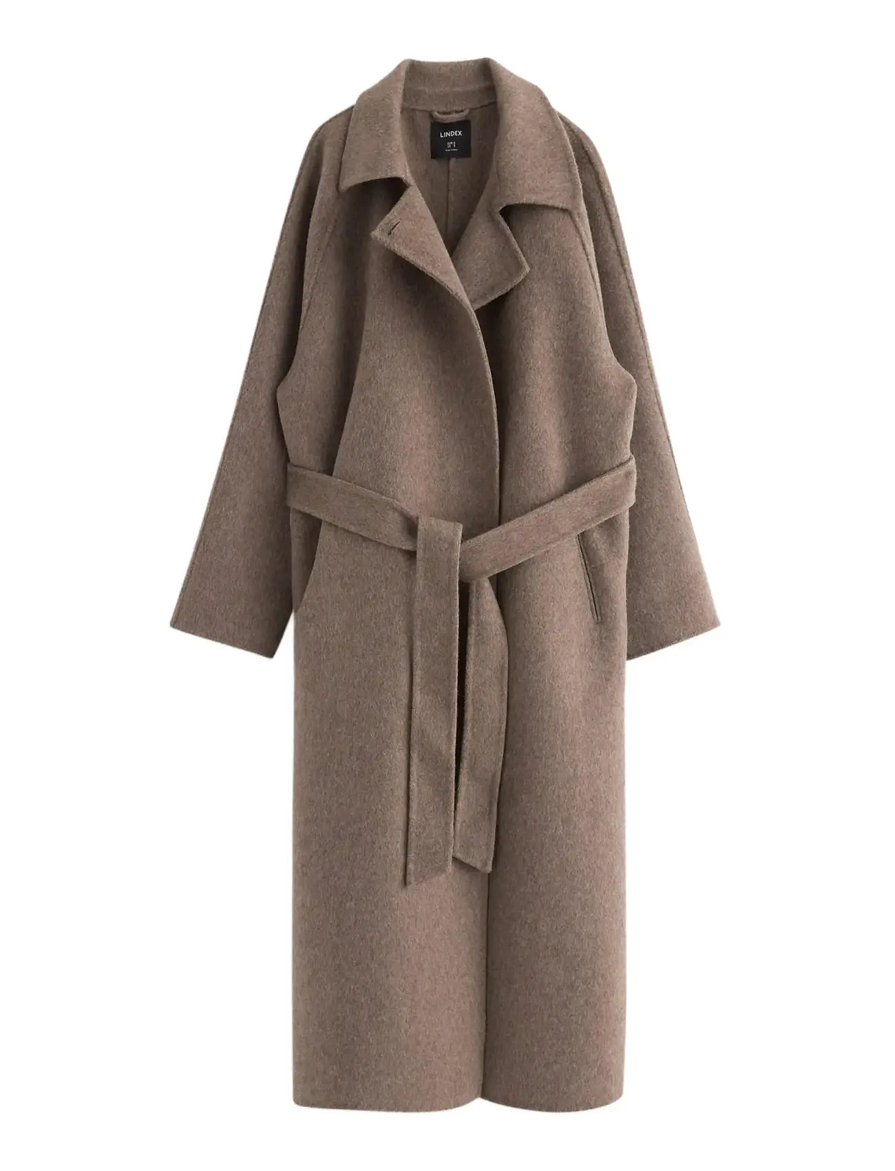 LINDEX Mantel Annie Unlined Braun - L - Damen