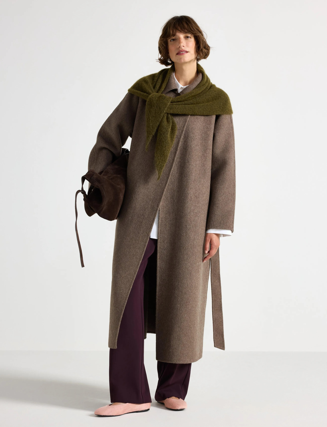 Lindex Coat Annie Unlined, L, Brown, Frakker > Lette Frakker, Dame